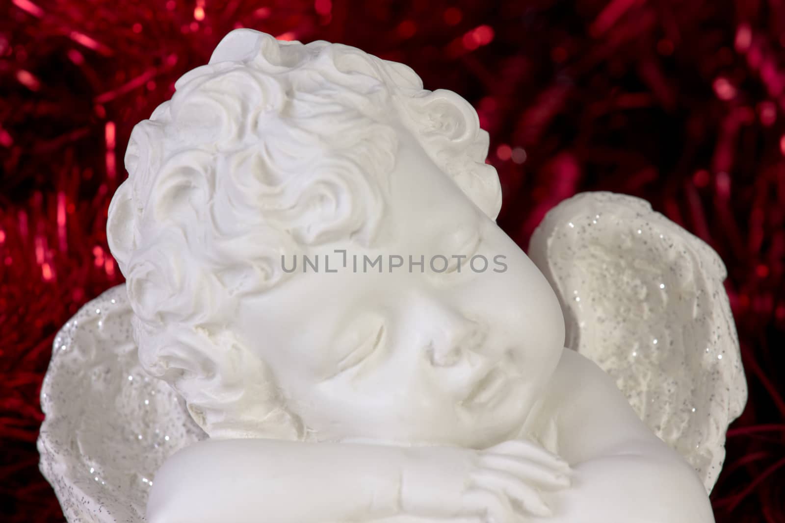Sleeping christmas angel by gwolters
