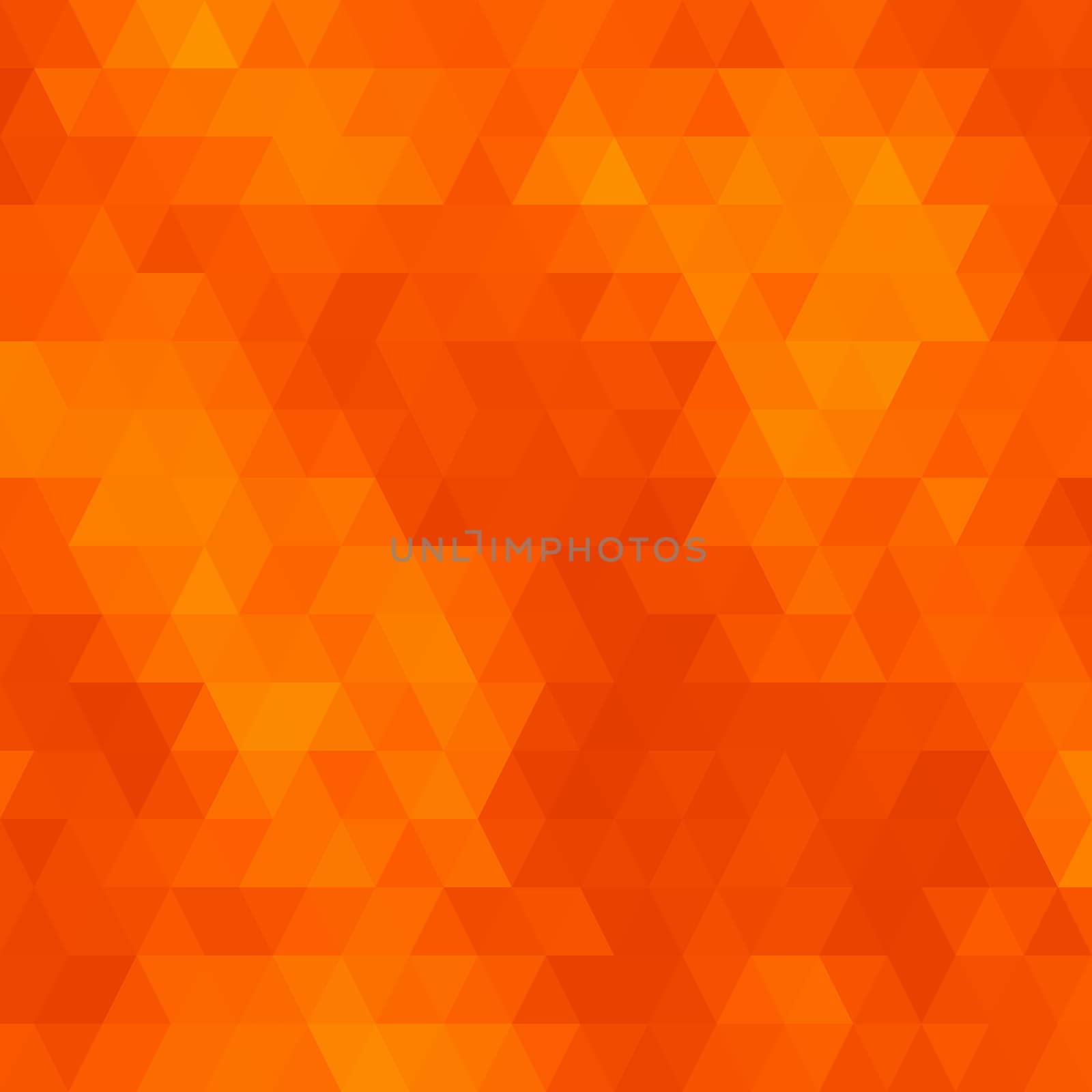 An image of an orange triangles background