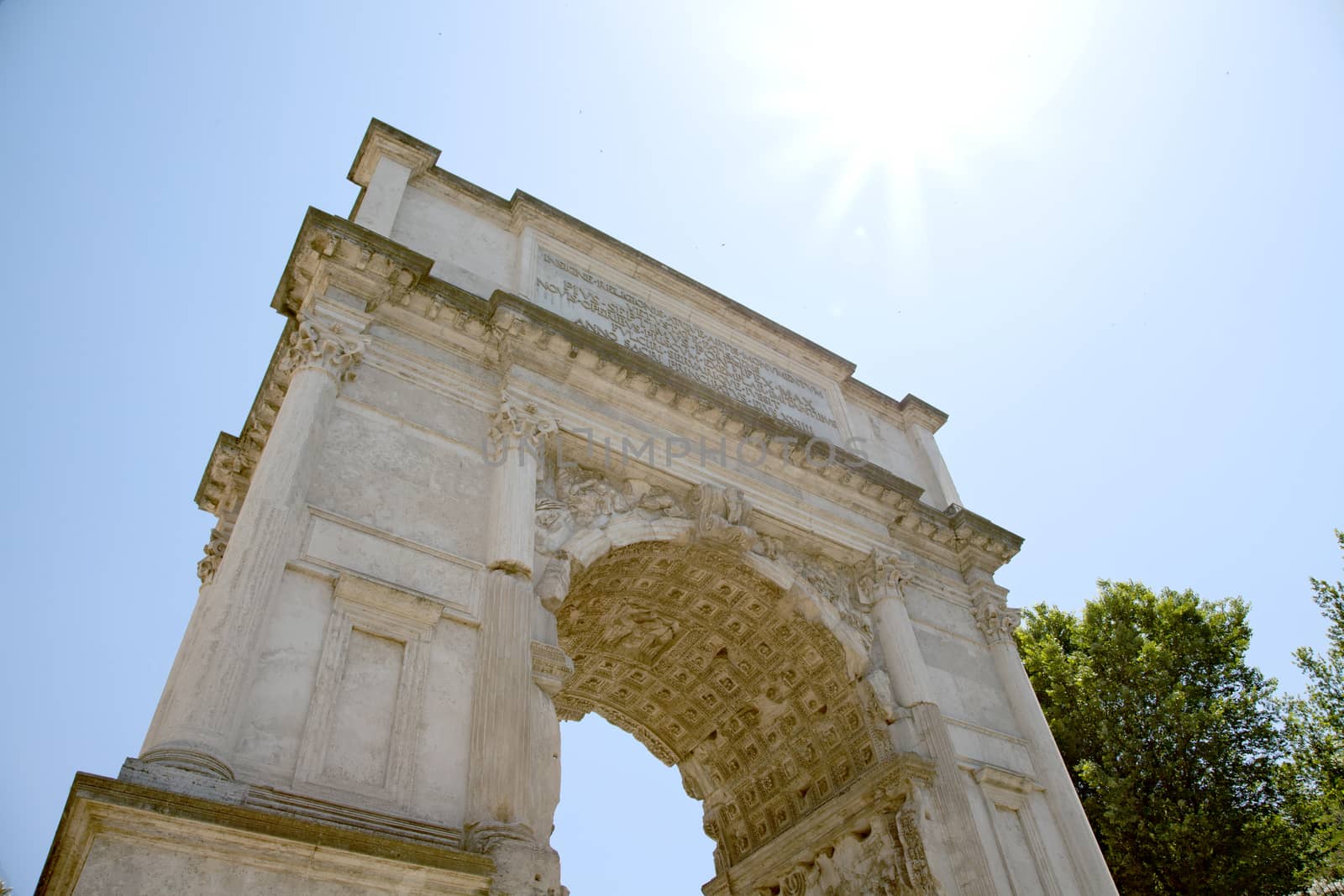 Triumphal Arch of Titus in the Roman Forum by haiderazim