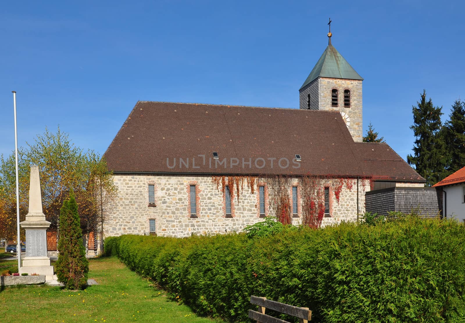 Church Sankt Sigismund in Altreichenau, Bavaria by rbiedermann
