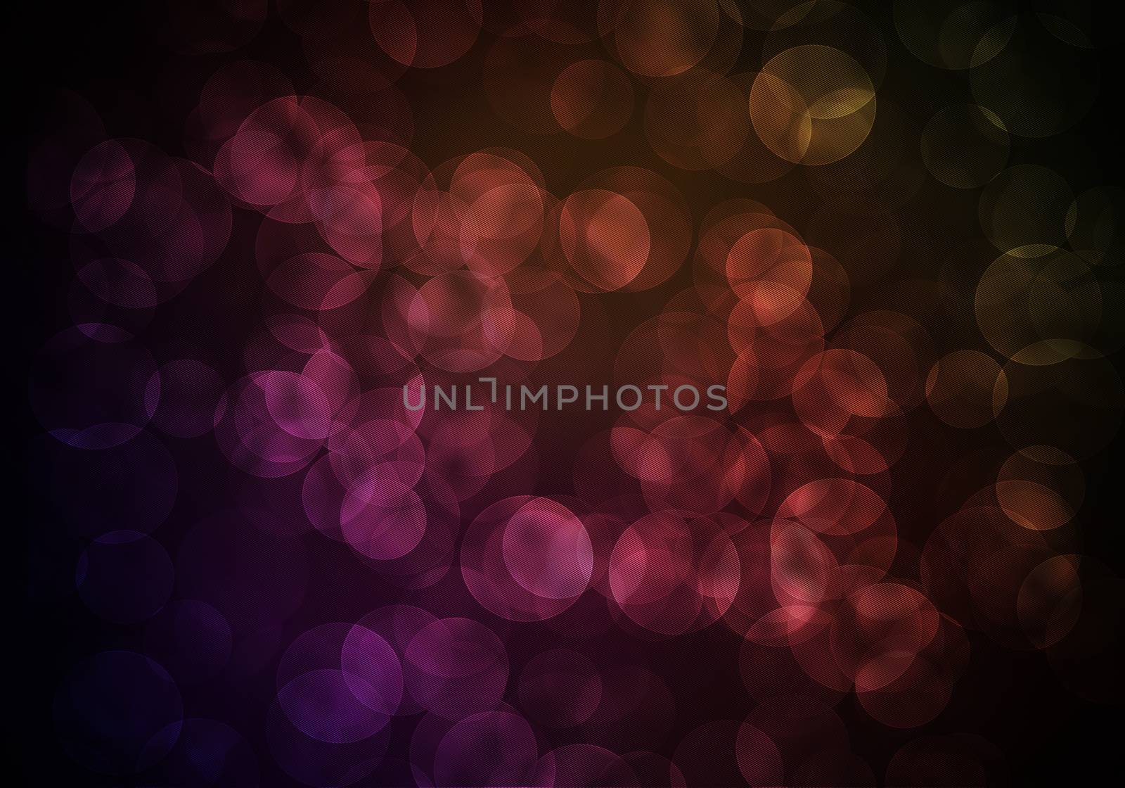 Glow multicolor circles on dark background. Abstract texture