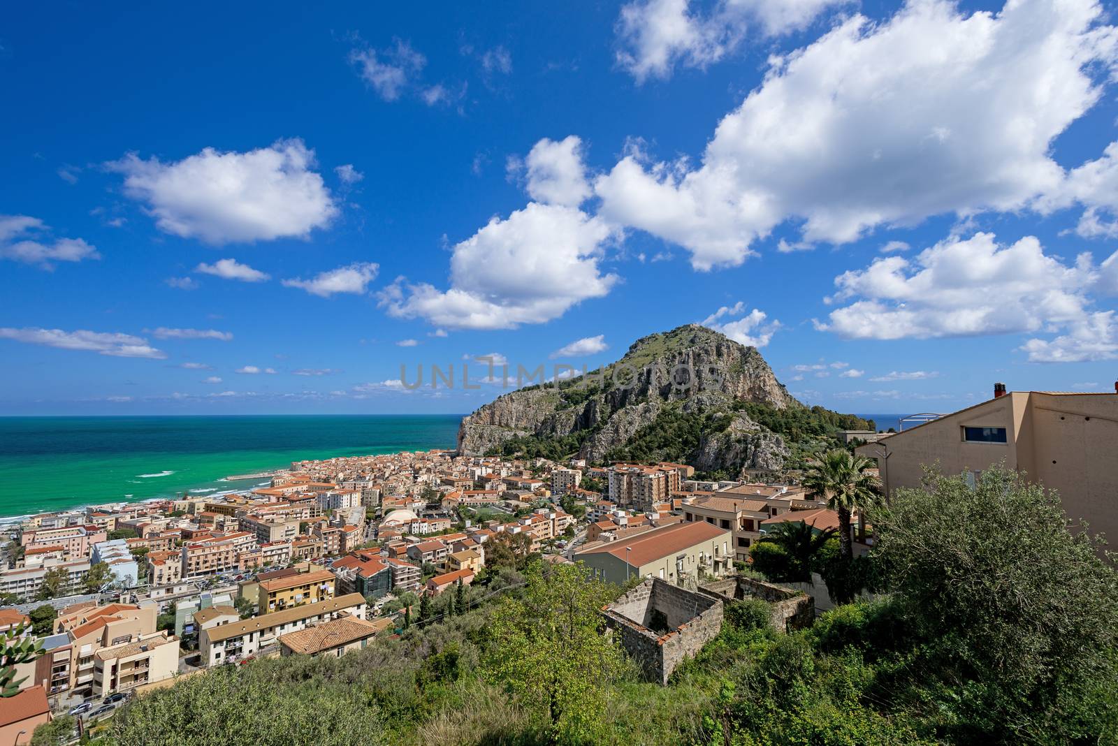 Bay in Cefalu, Sicily