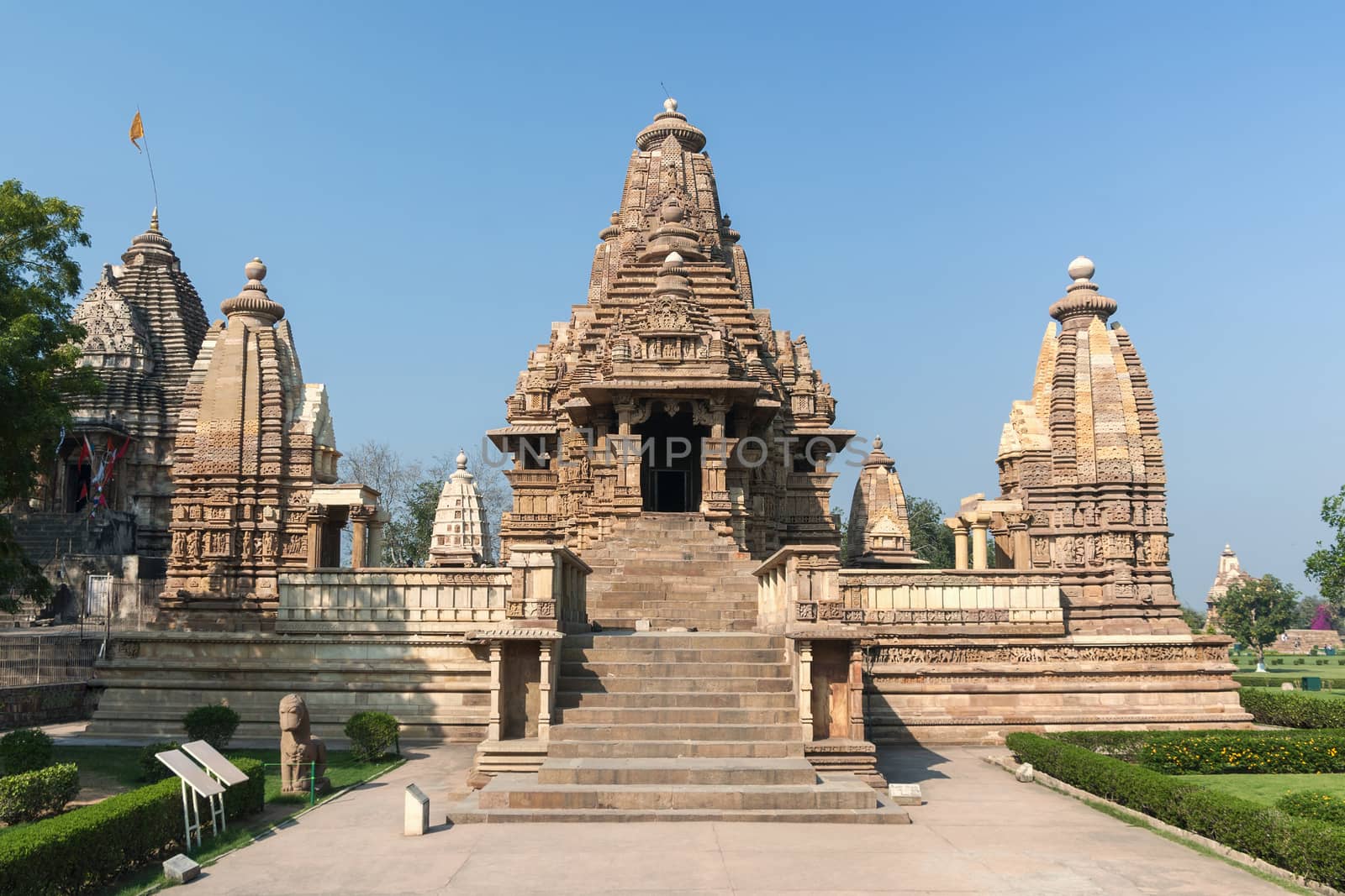 Hindu temple, built by Chandela Rajputs, at Western site in Indi by Claudine