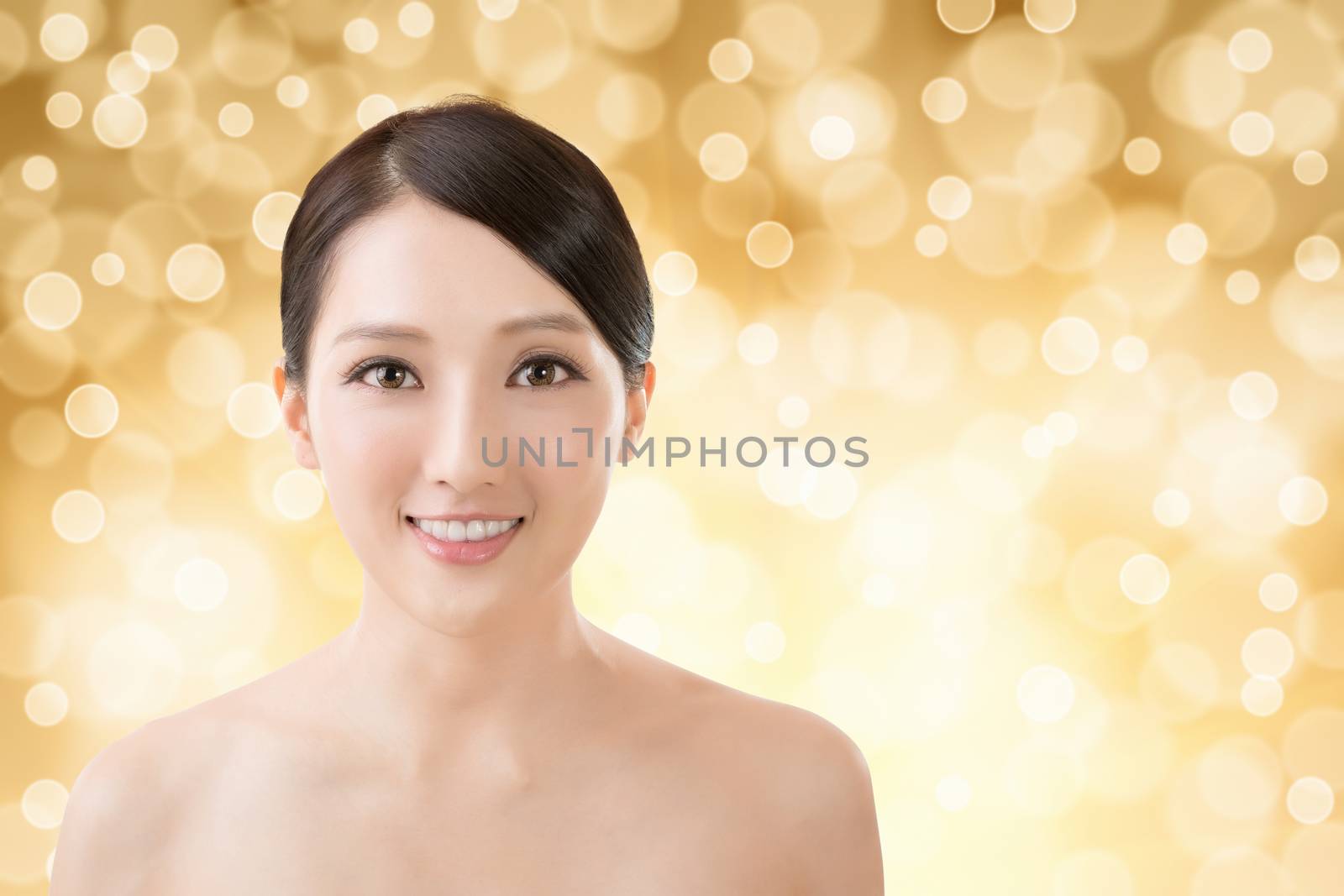 Asian beauty face by elwynn