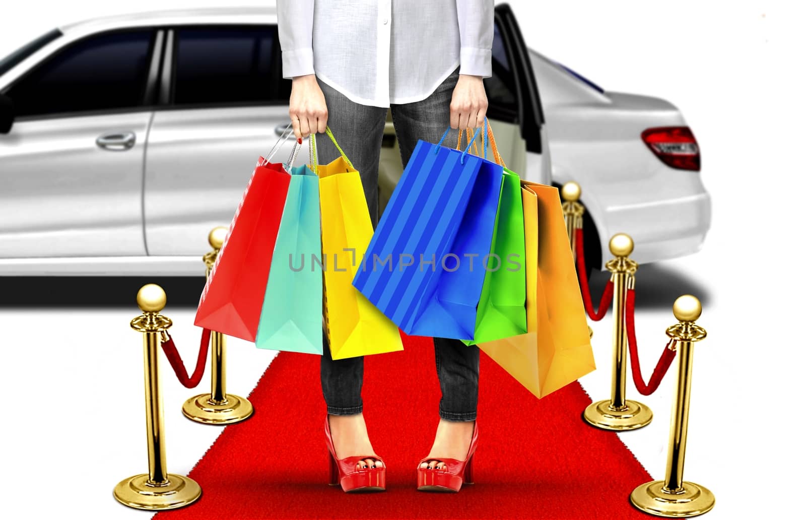 Exclusive Shopping Style with Limo and Red Carpet by razihusin