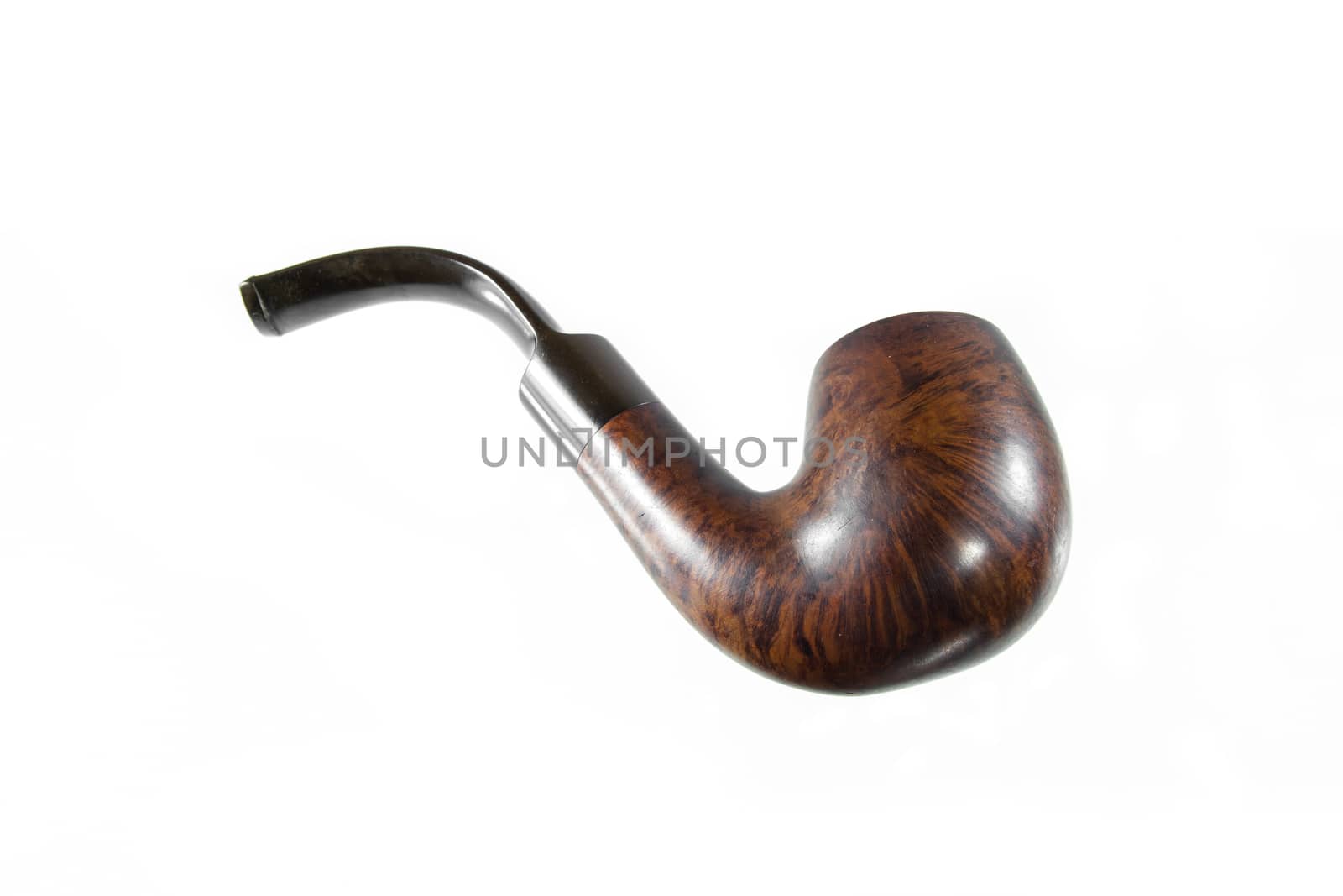 smoking pipe isolated on white background