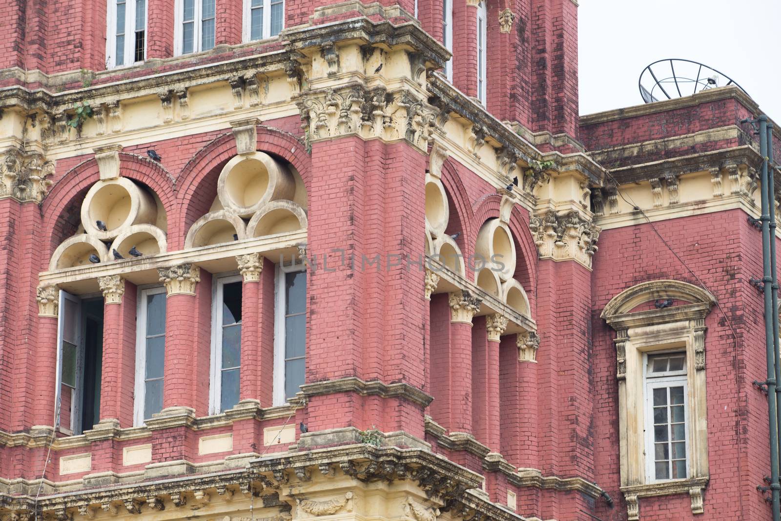 Yangon (Rangoon) building from British  by rufous