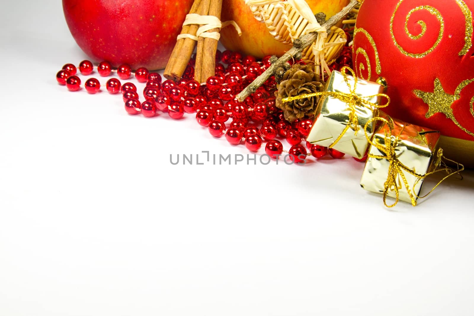 Christmas decorative background by Dermot68