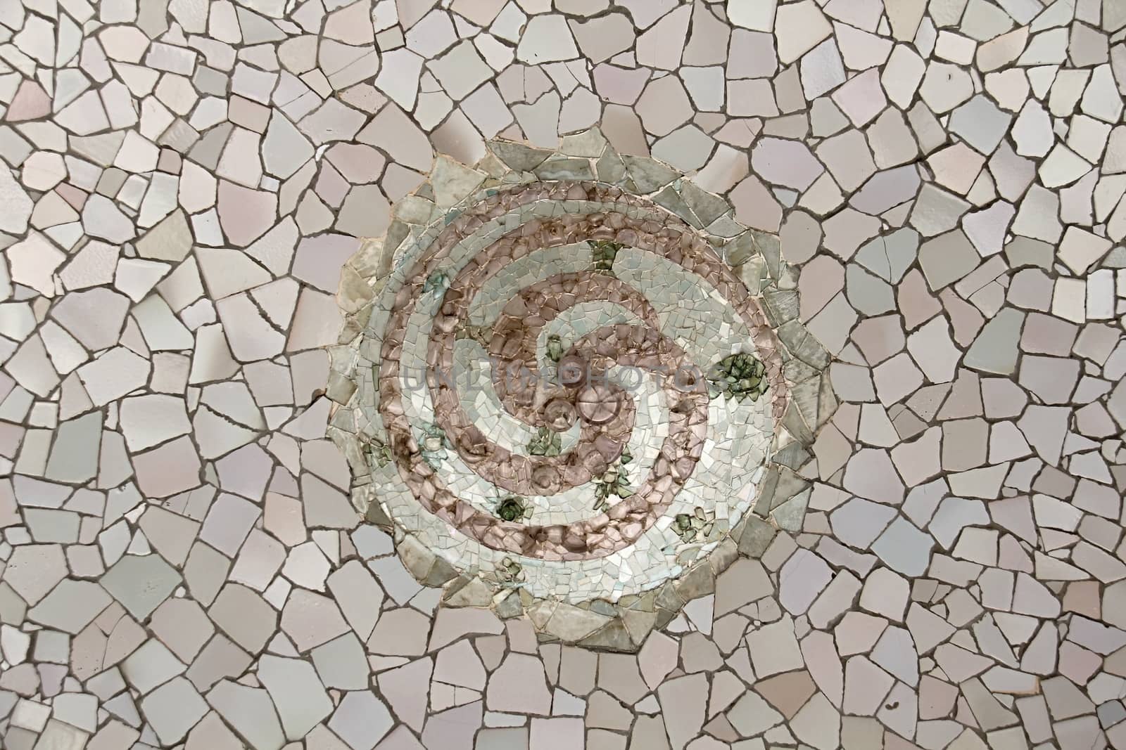 Photo of Ceramic Mosaic Pattern made in the late Summer time in Spain, 2013