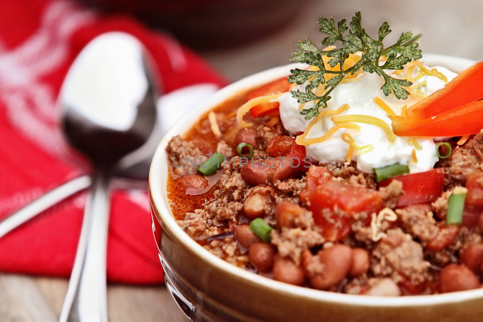 Bowl of Chili Con Carne by StephanieFrey