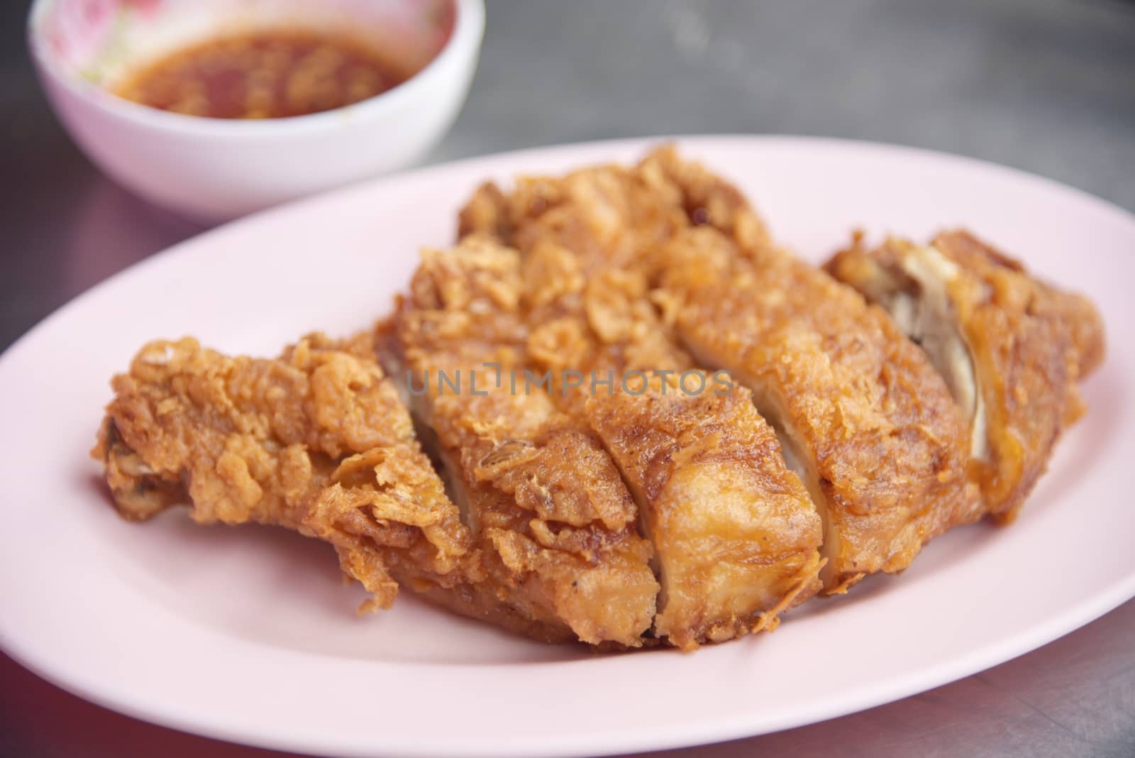 Chicken deep fried in Thai style by pixbox77