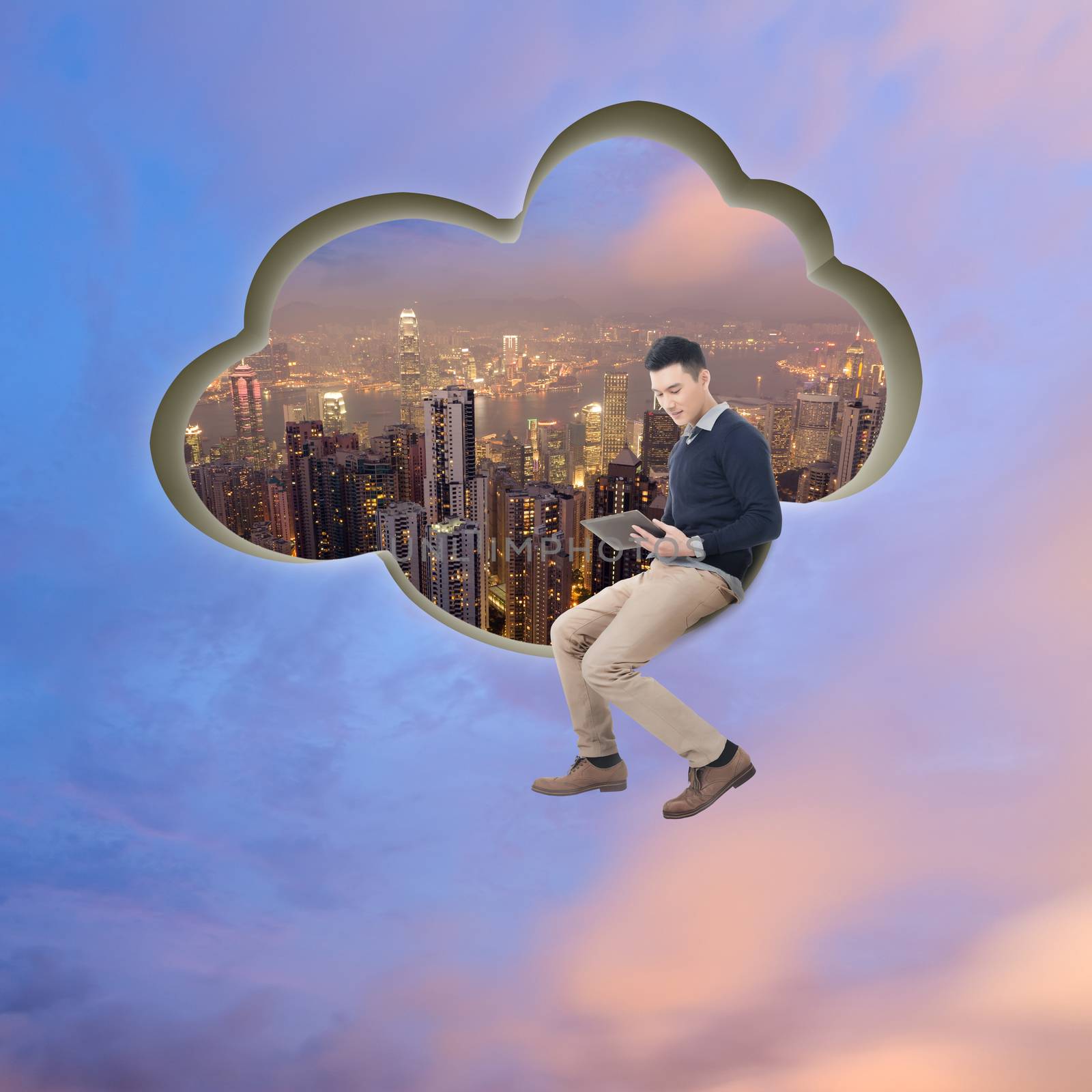 Cloud concept by elwynn