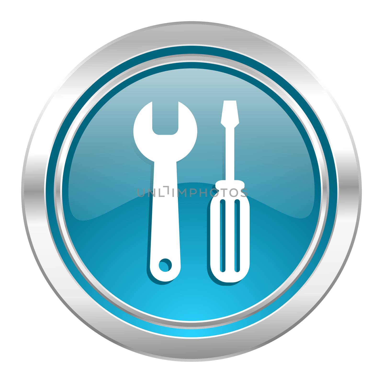 tools icon, service sign by alexwhite