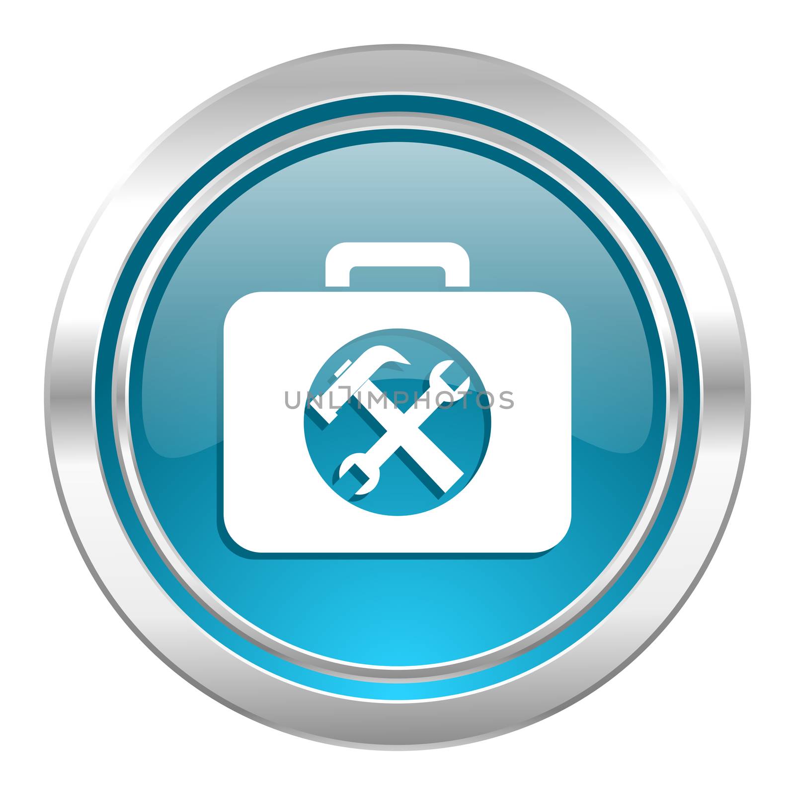 toolkit icon, service sign by alexwhite