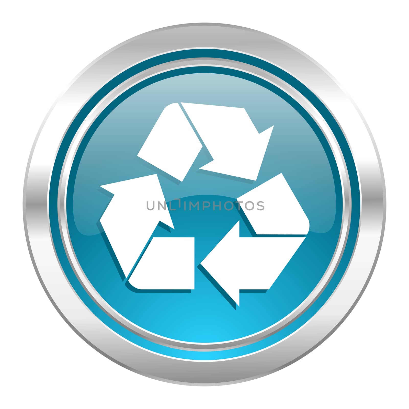 recycle icon, recycling sign by alexwhite