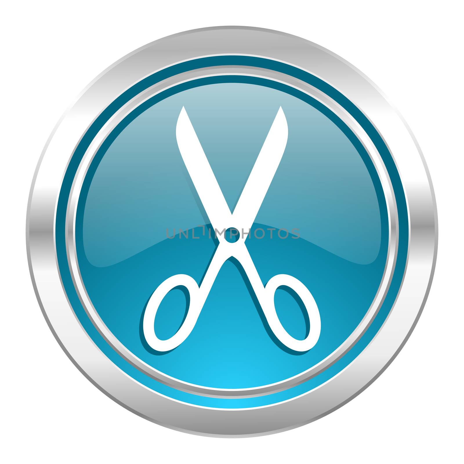 scissors icon, cut sign by alexwhite