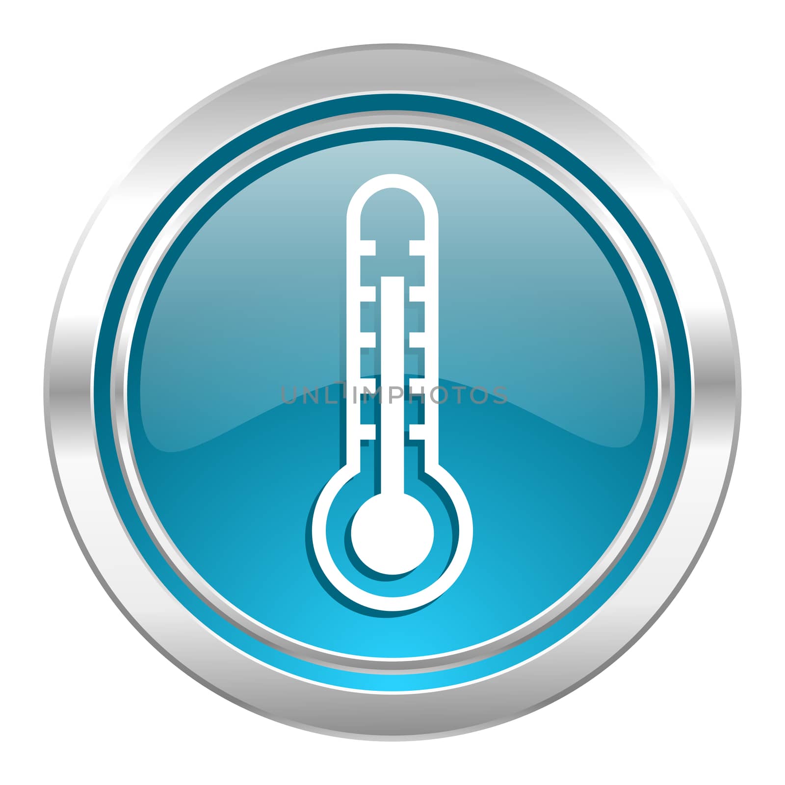 thermometer icon, temperature sign by alexwhite