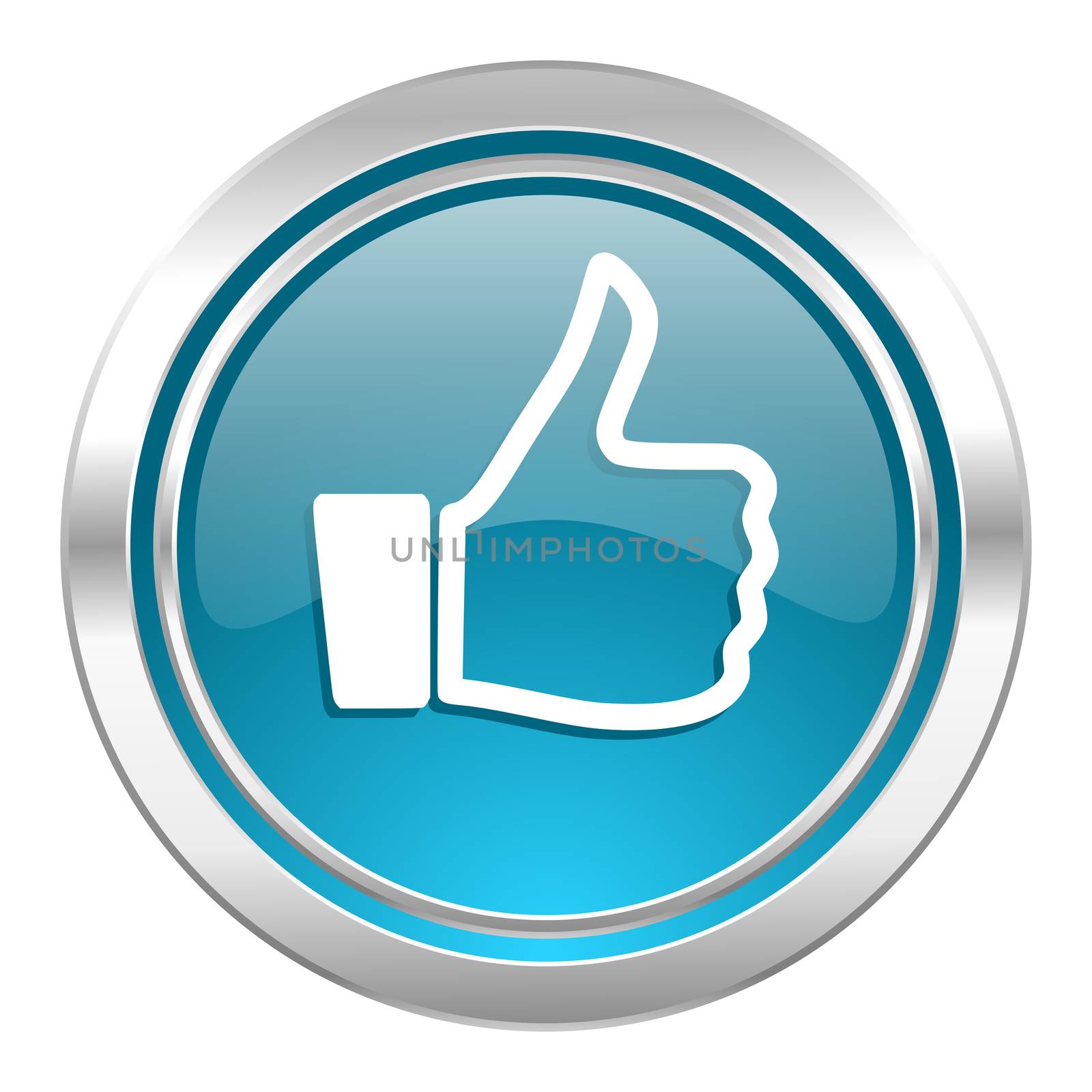 like icon, thumb up sign by alexwhite