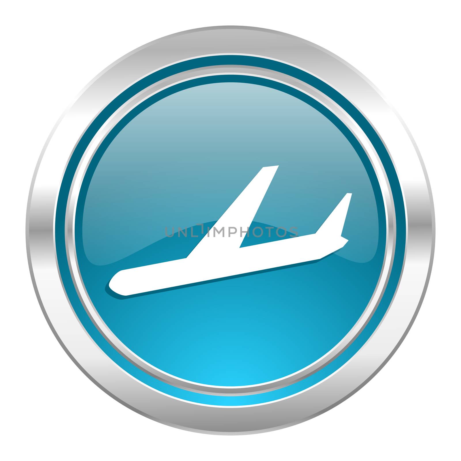 arrivals icon, plane sign