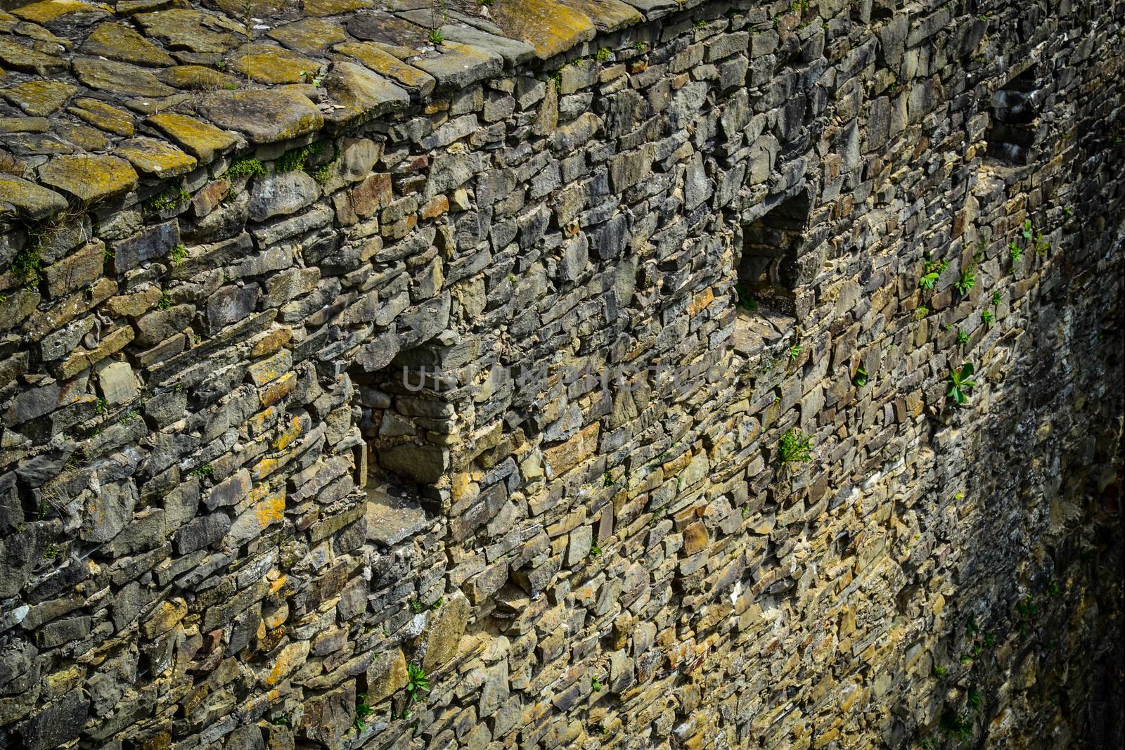 abstract background or texture medieval Walls of stone