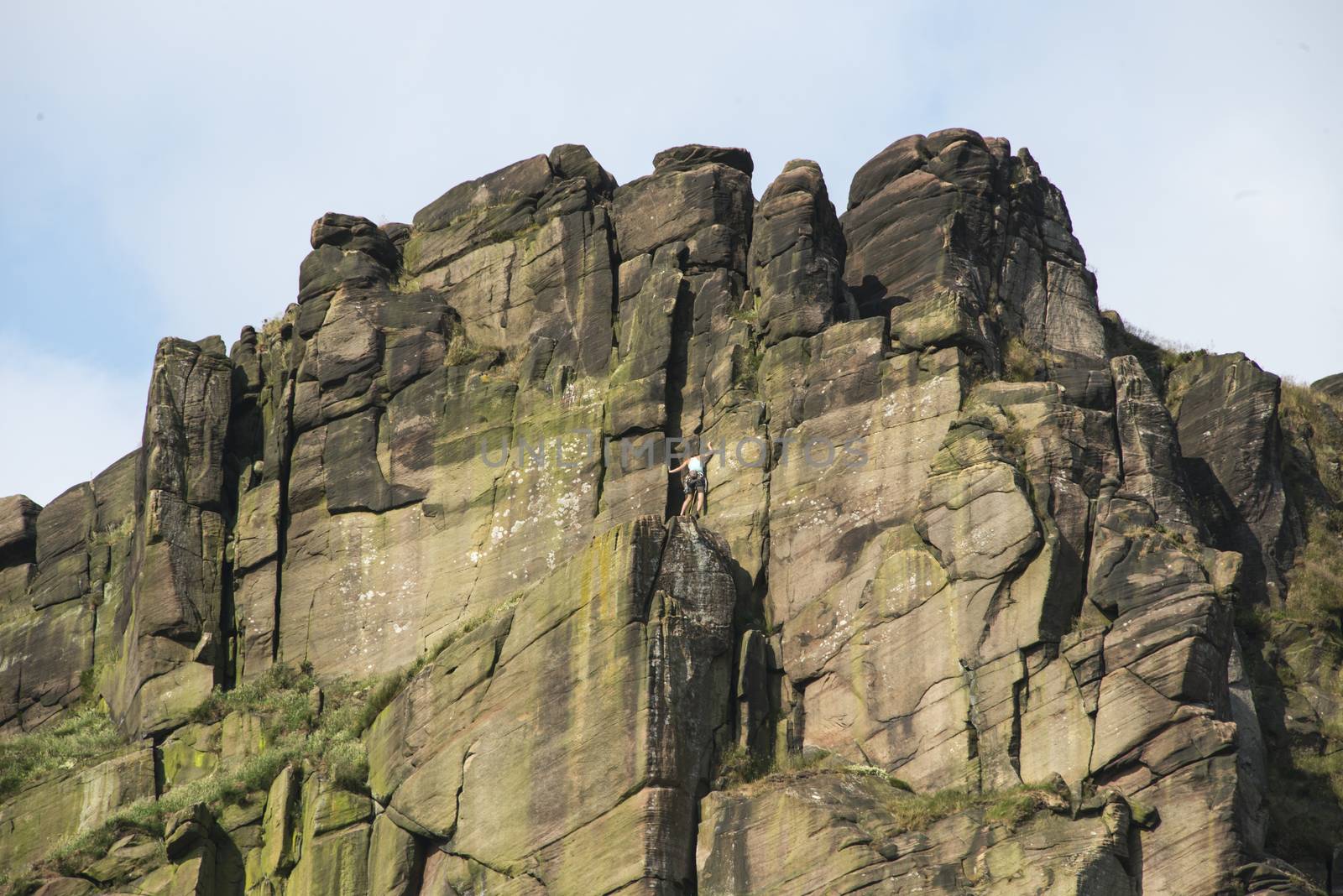 Close up of the climbing destination, the Roaches, Staffordshire