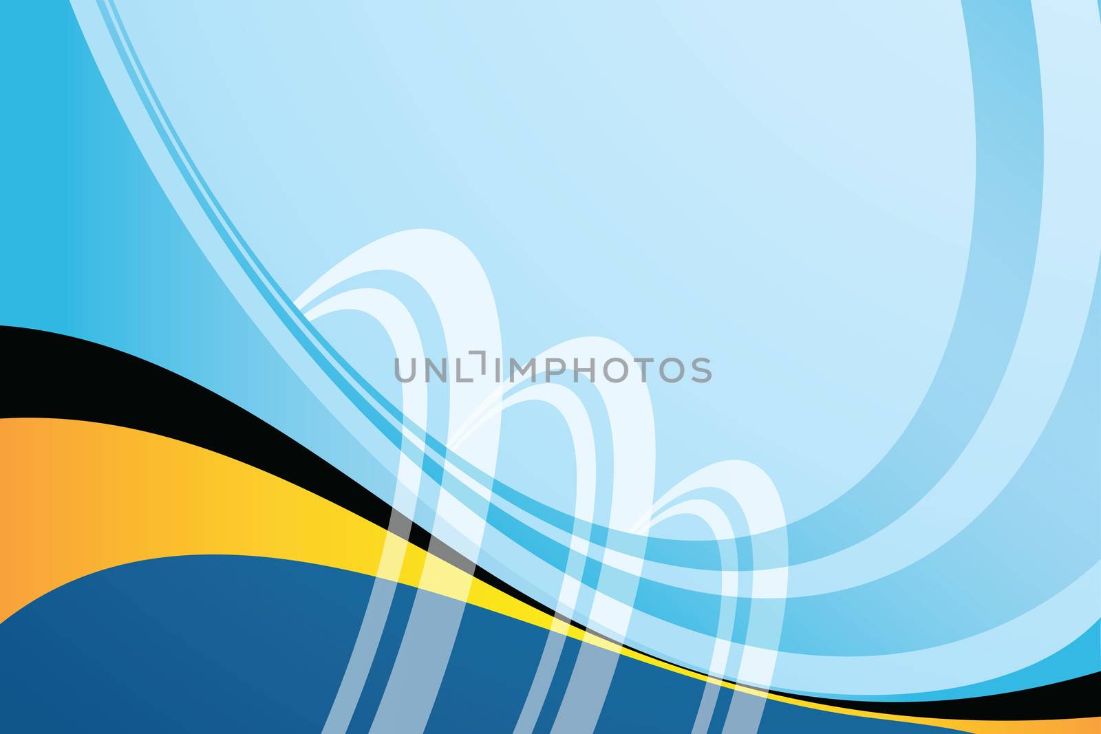 Abstract vector background in blue color for Your design