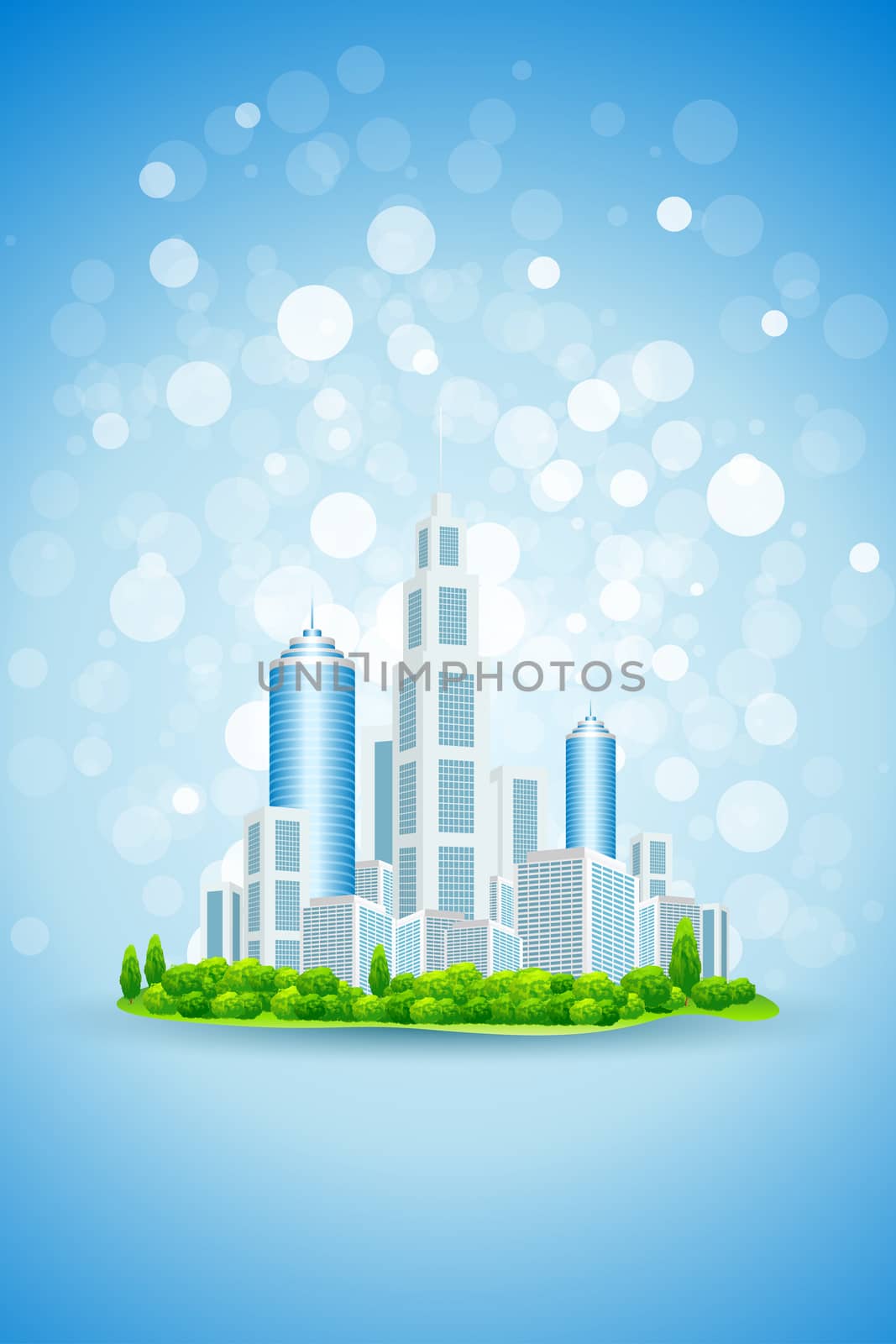Business Background with Modern City by WaD