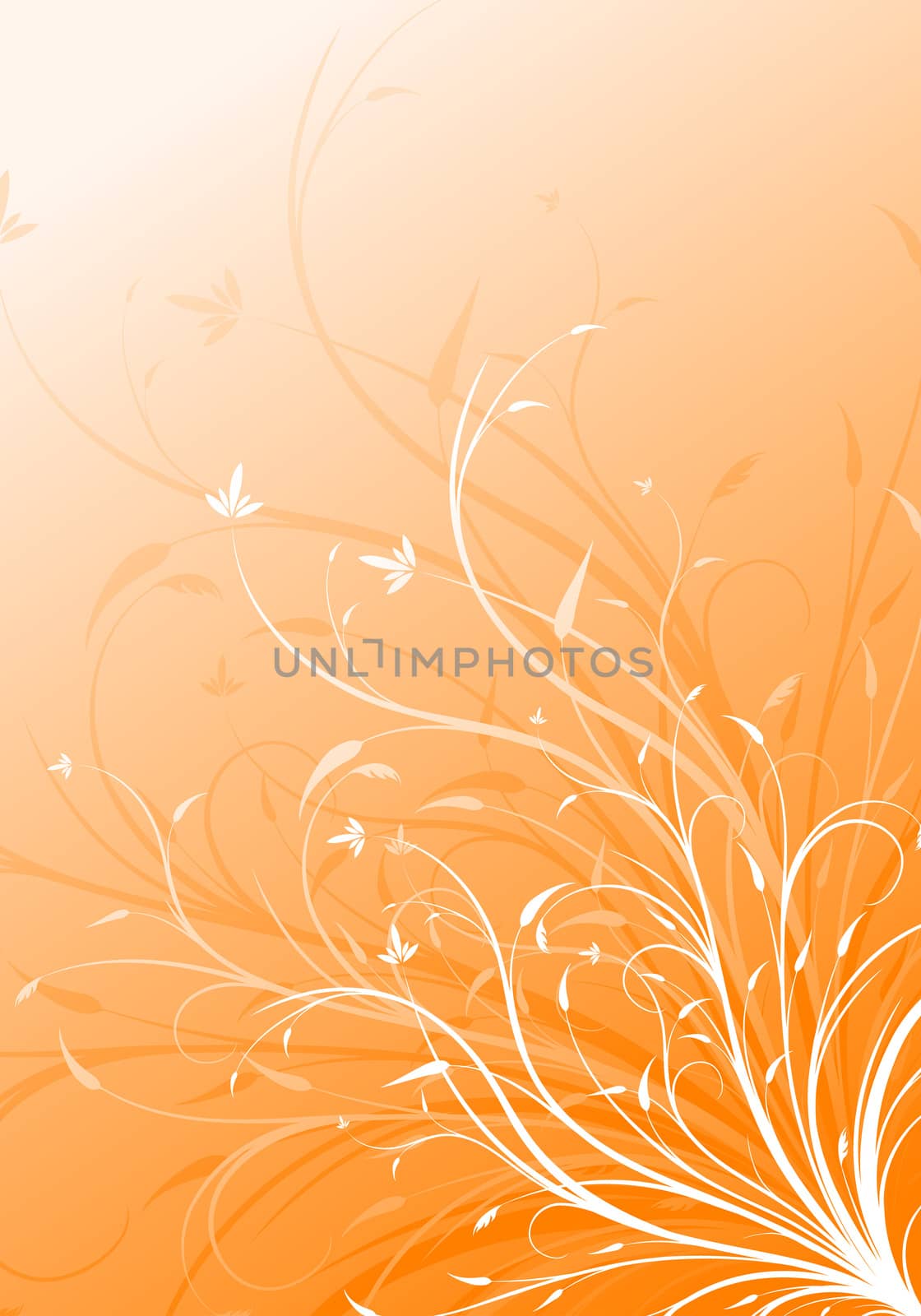 abstract spring floral decorative background vector illustration by WaD
