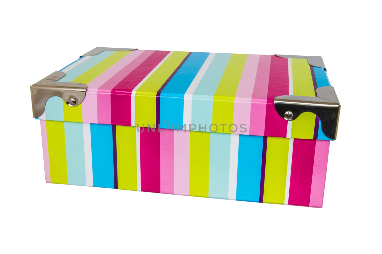 A very colorful box to contain documents