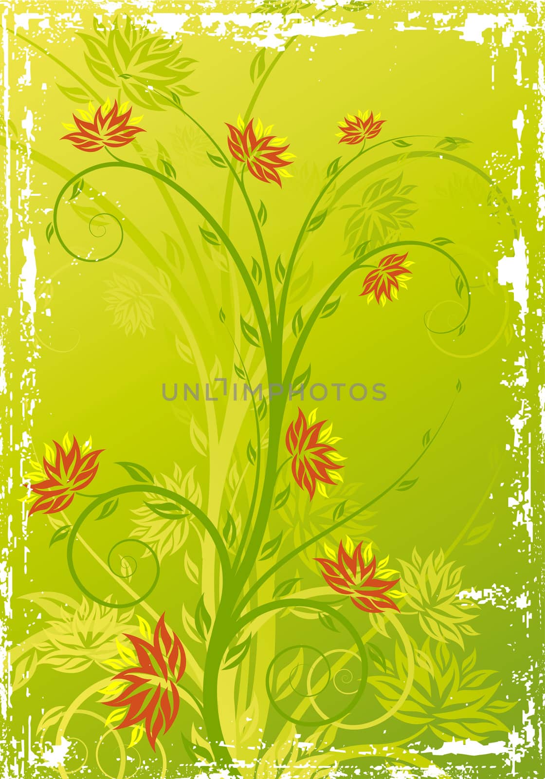 Floral Background by WaD