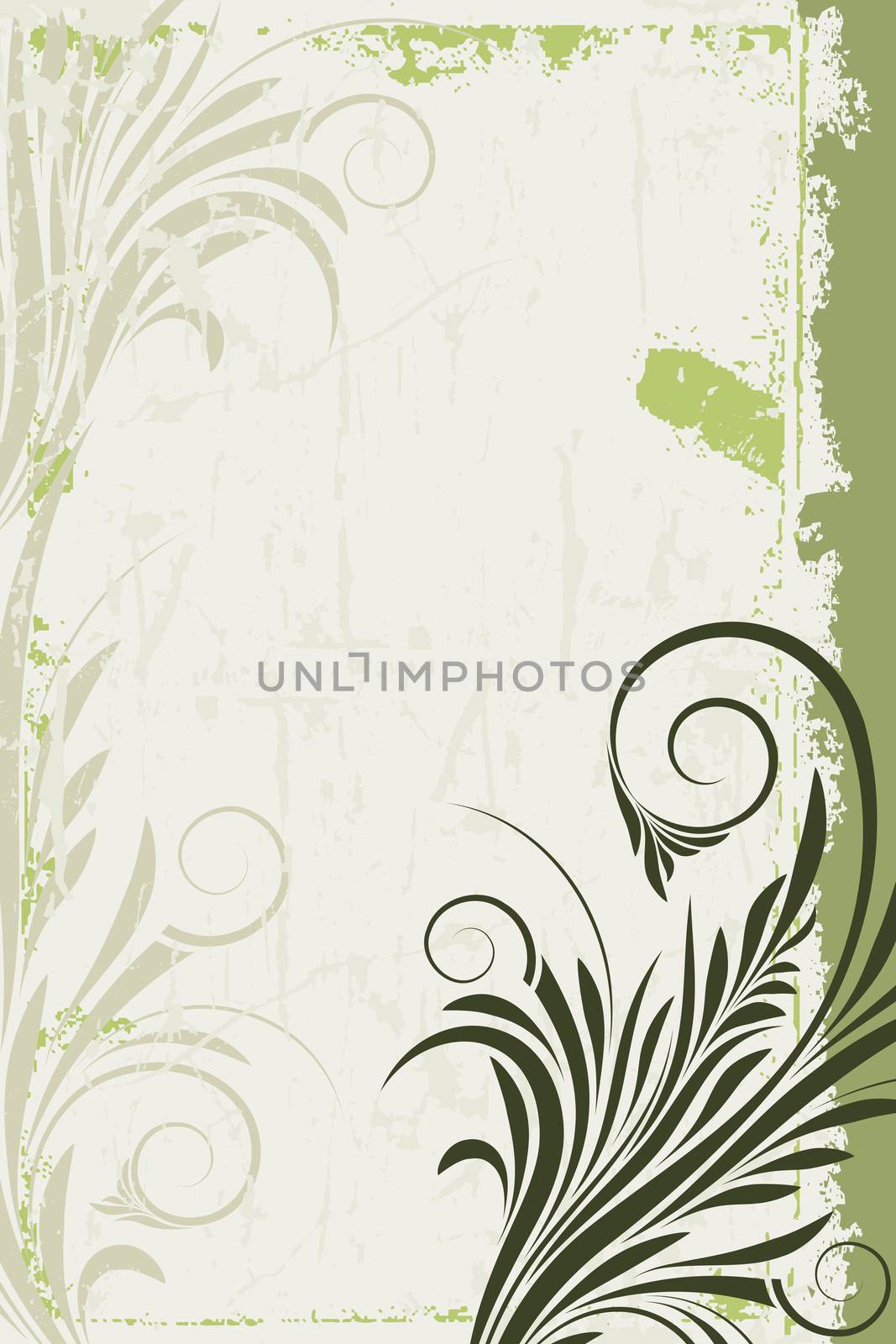 Floral Vector Background by WaD