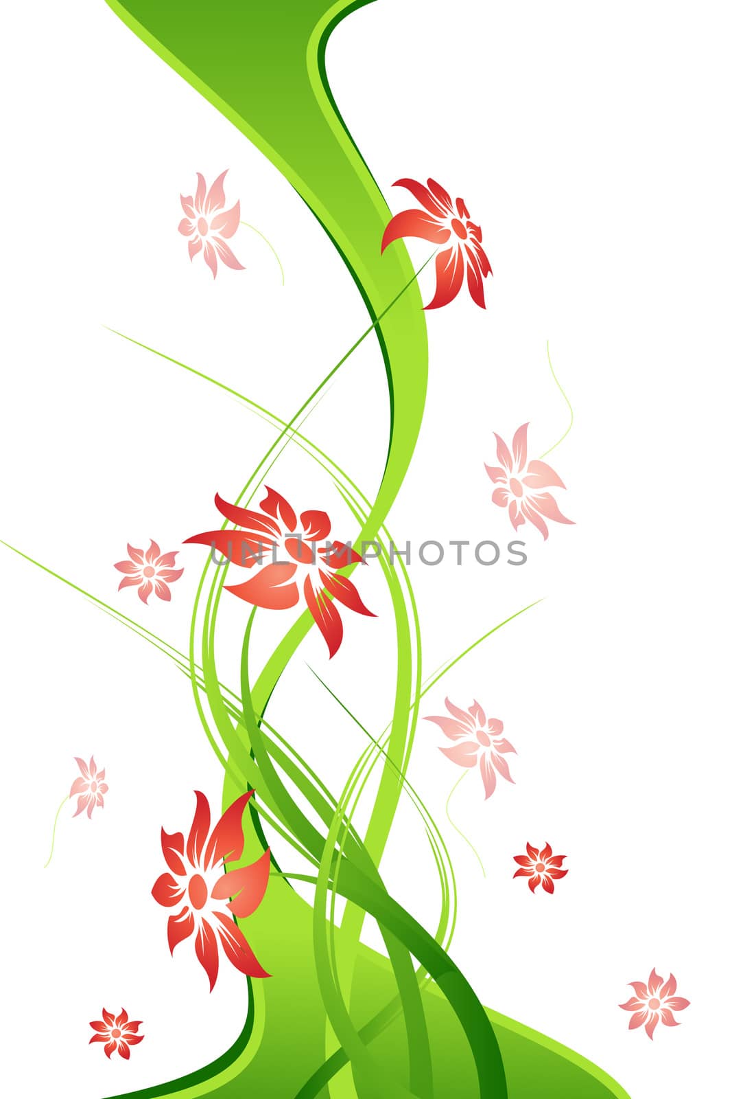 Floral background by WaD