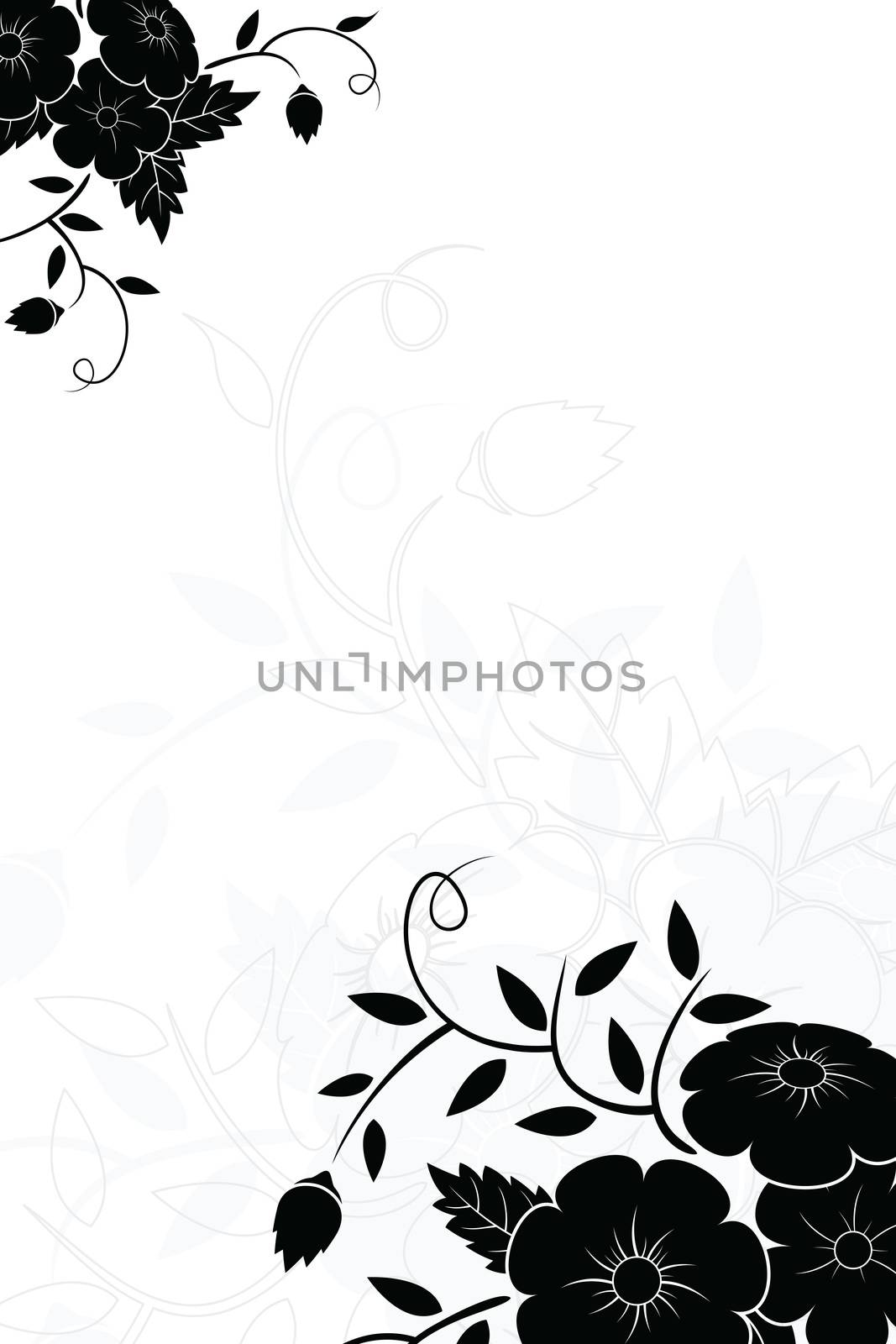 Floral background by WaD