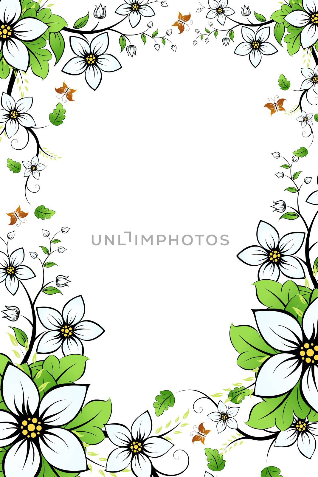 Flower frame by WaD