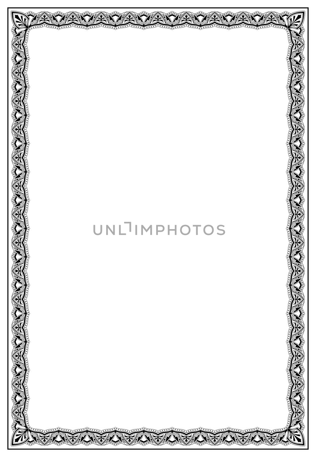 Frame with ornamental design by WaD