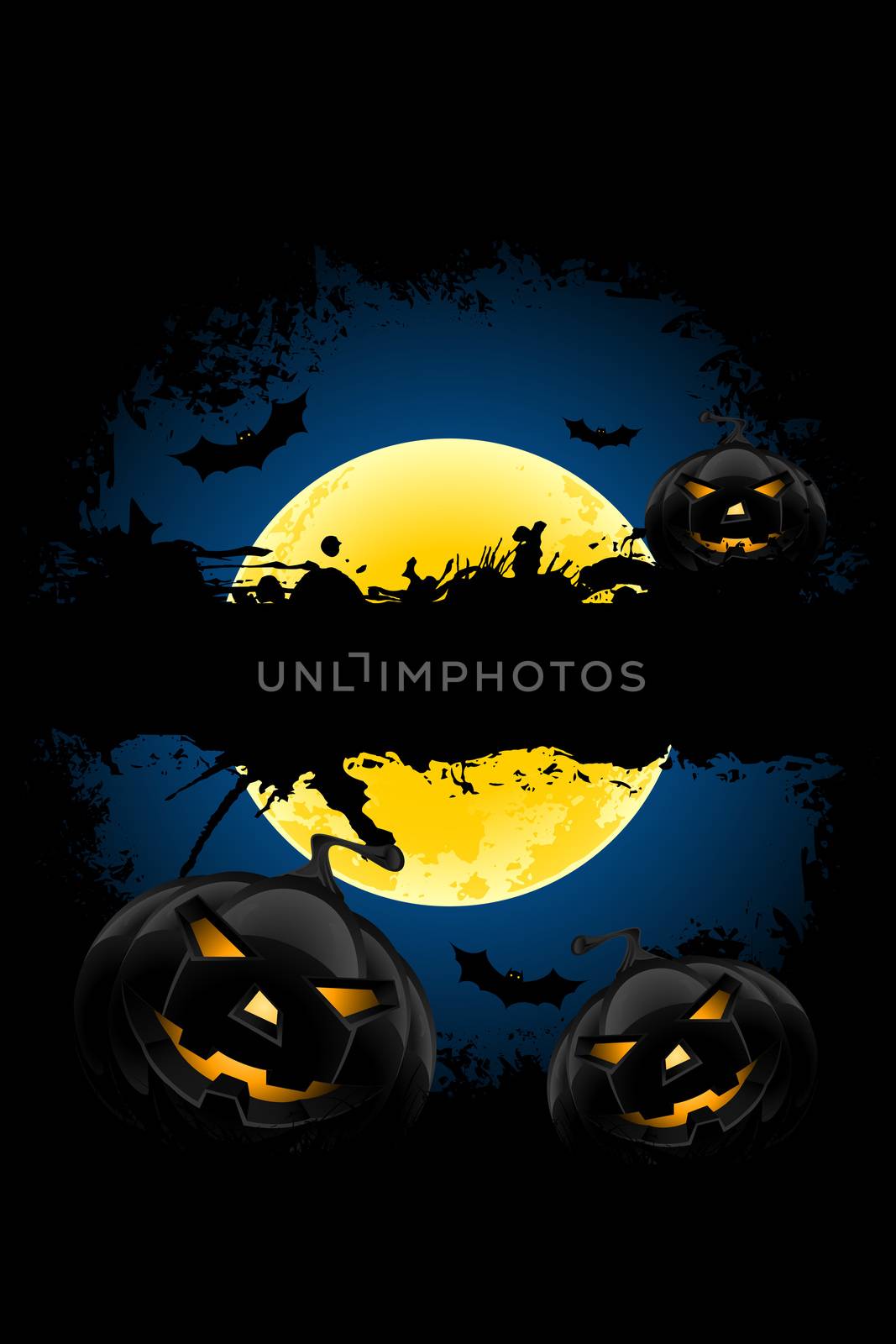 Grungy Halloween background by WaD