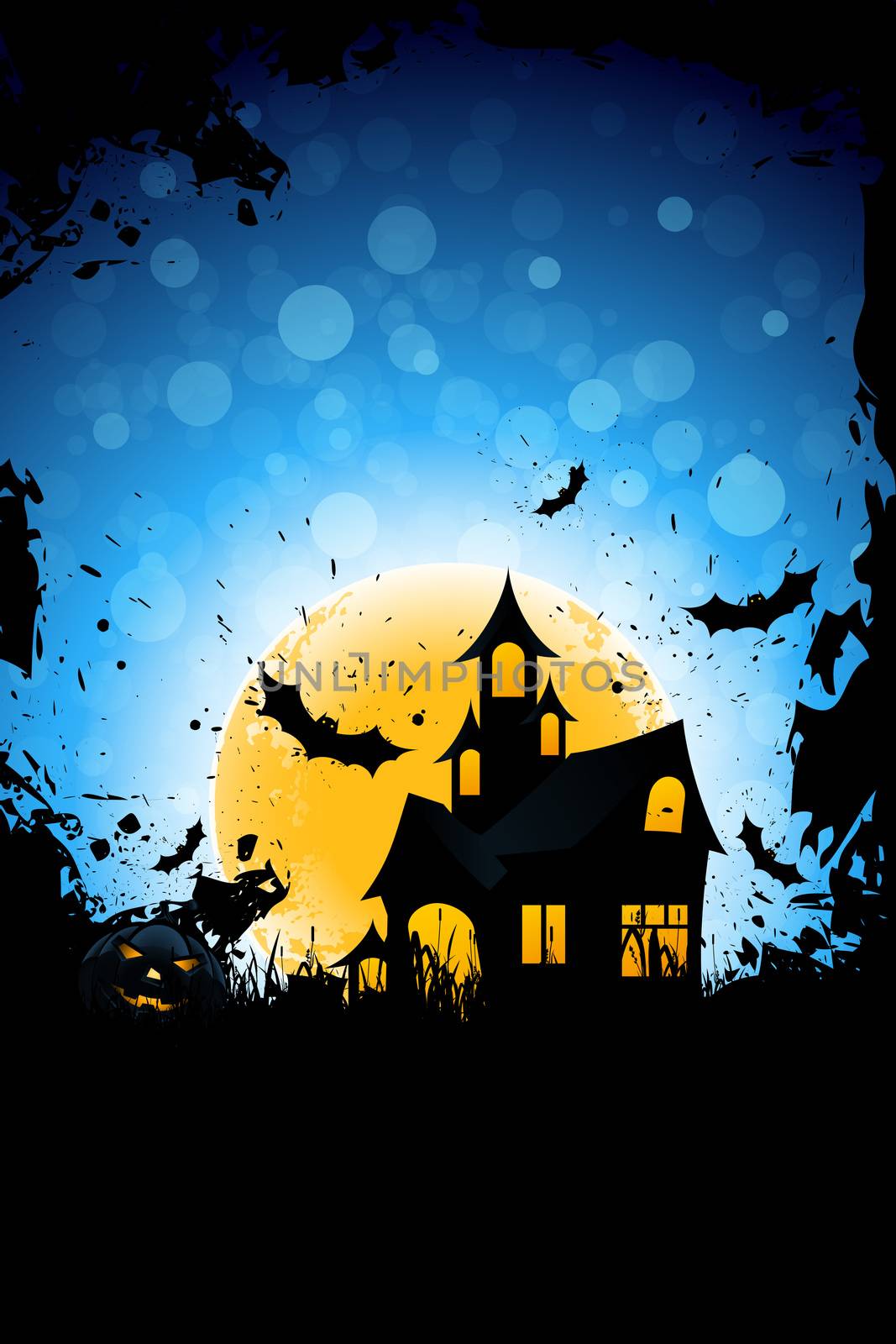 Grunge Background for Halloween Party by WaD