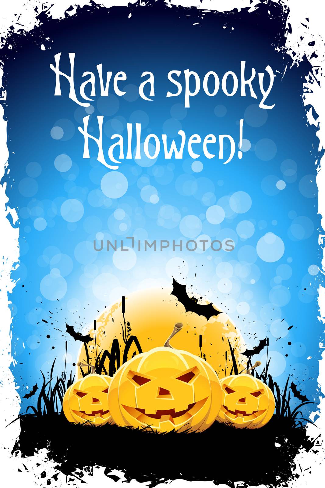 Grungy Halloween Background by WaD