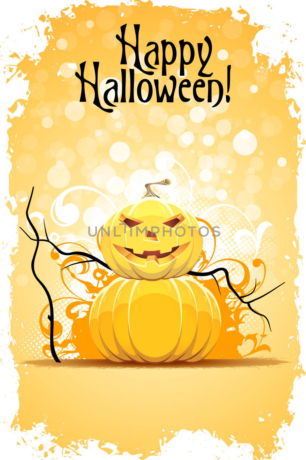 Grungy Halloween Background by WaD