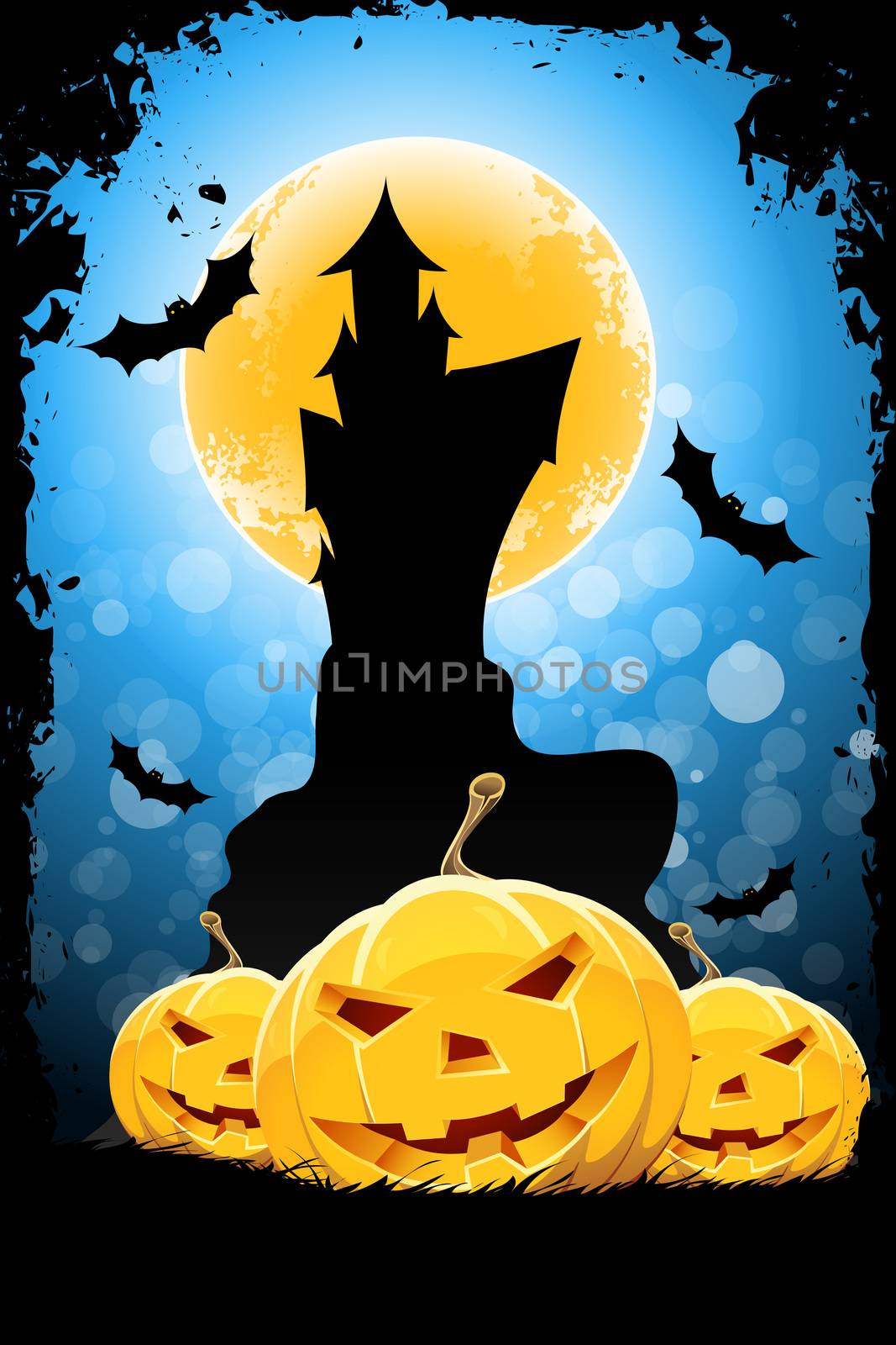 Grungy Halloween Background by WaD