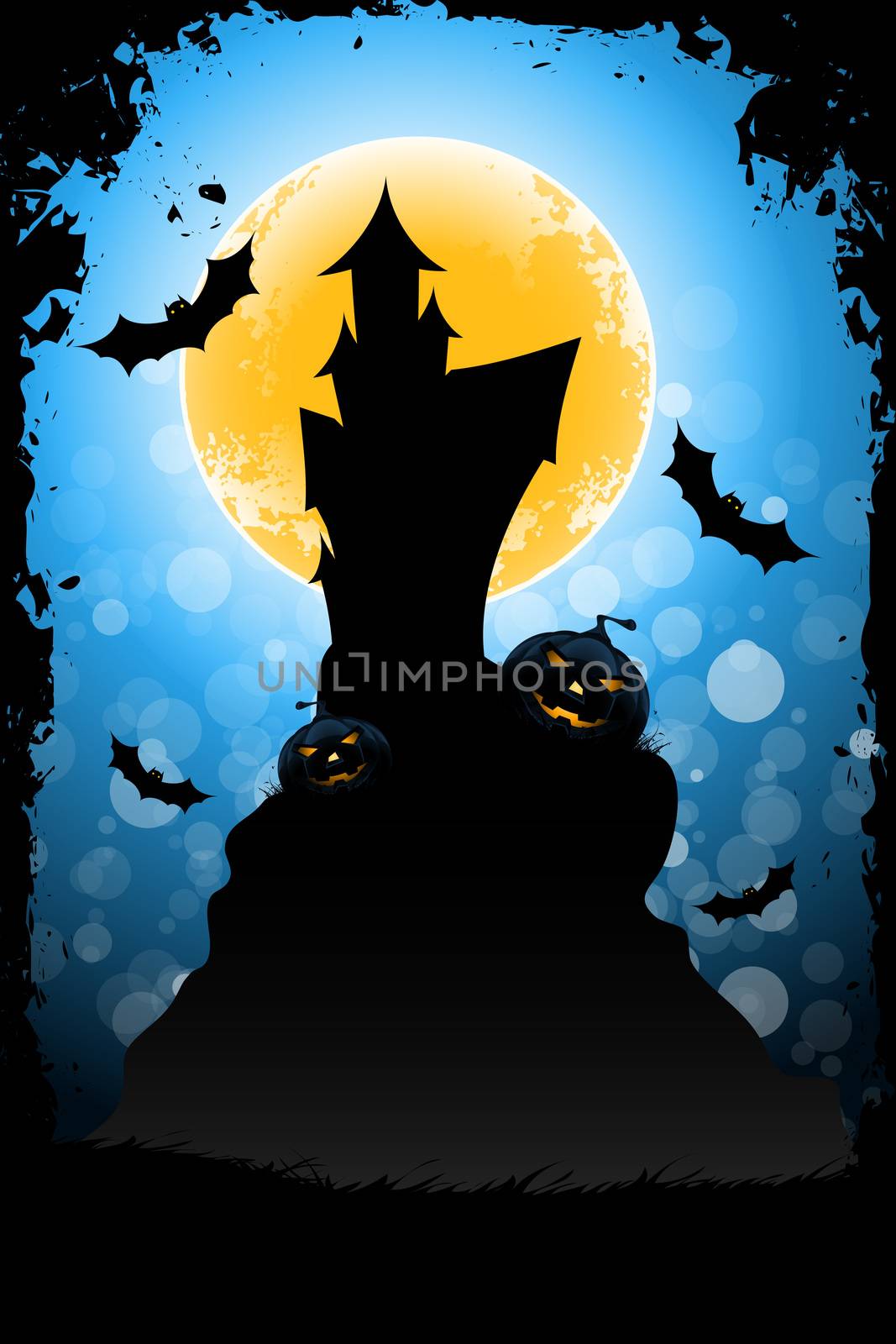 Grungy Halloween Background by WaD