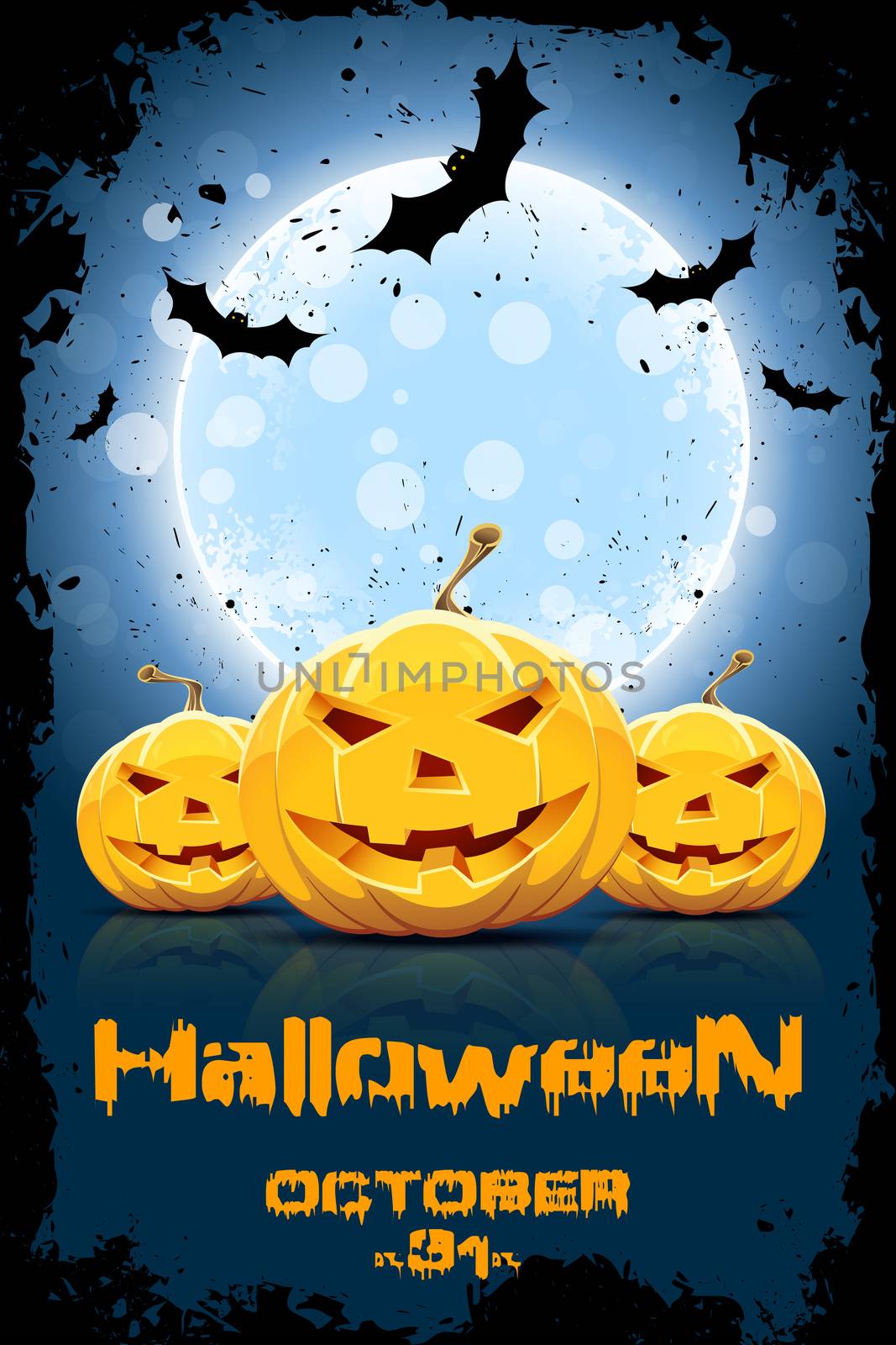 Grungy Background for Halloween Party by WaD