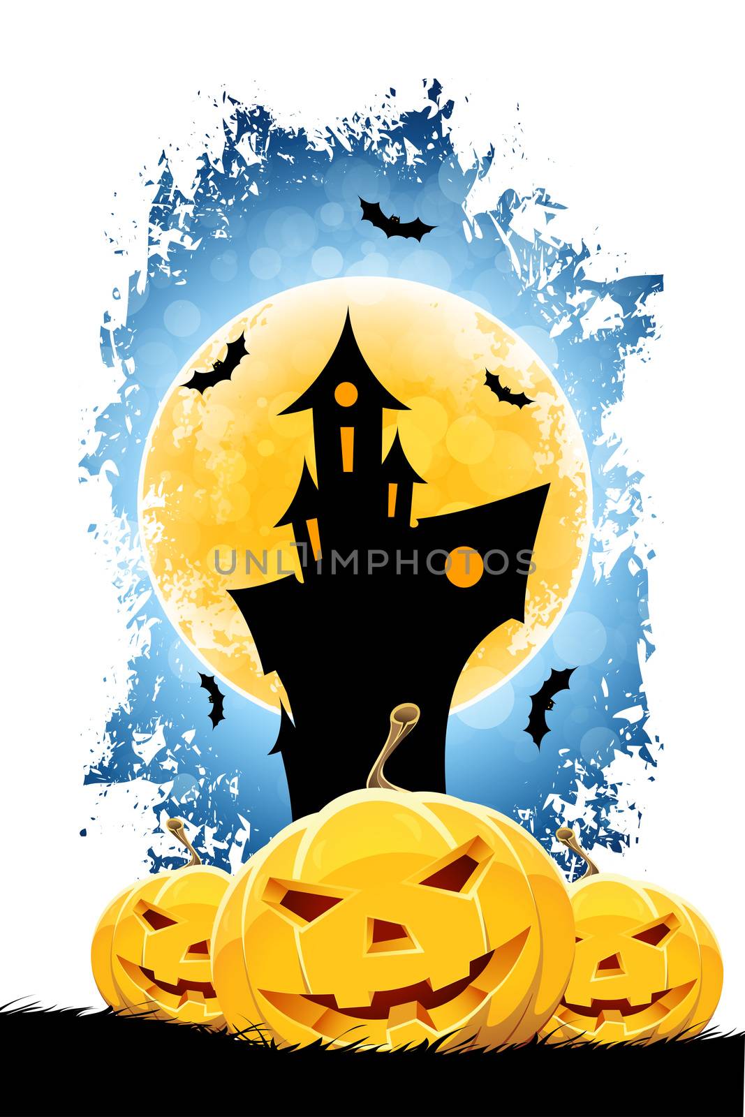 Grungy Halloween Background by WaD