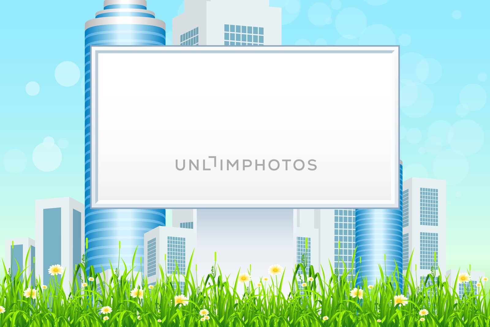 Empty Billboard in the Grass by WaD