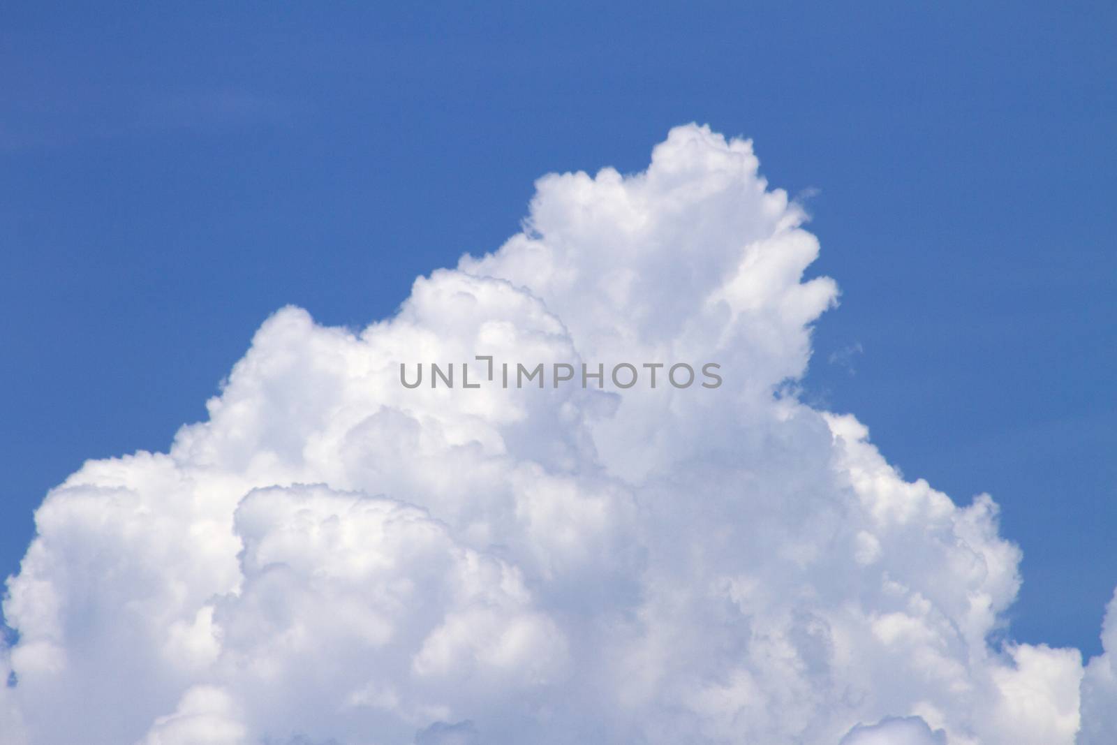 Beautiful blue sky with clouds