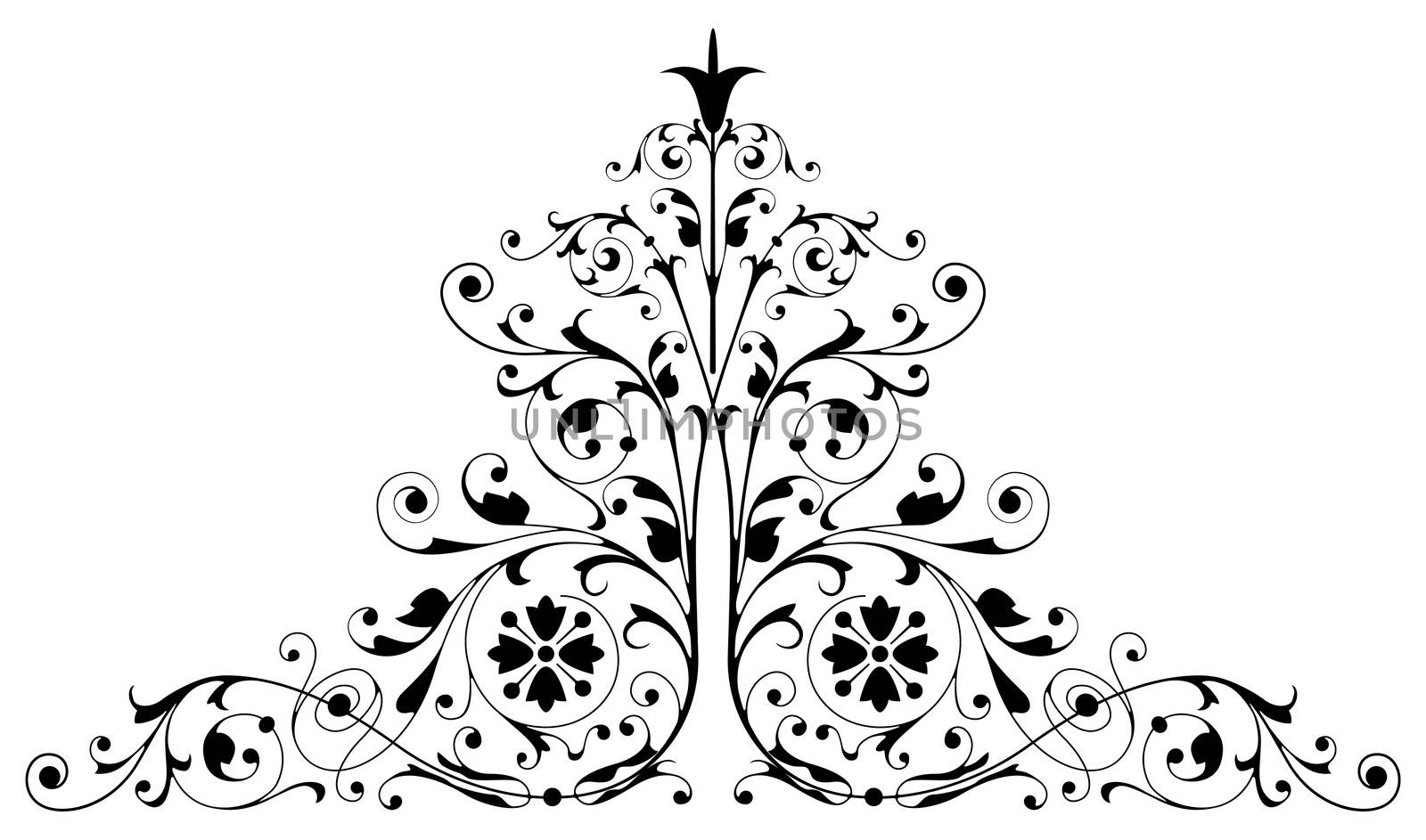 Ornamental design, digital artwork