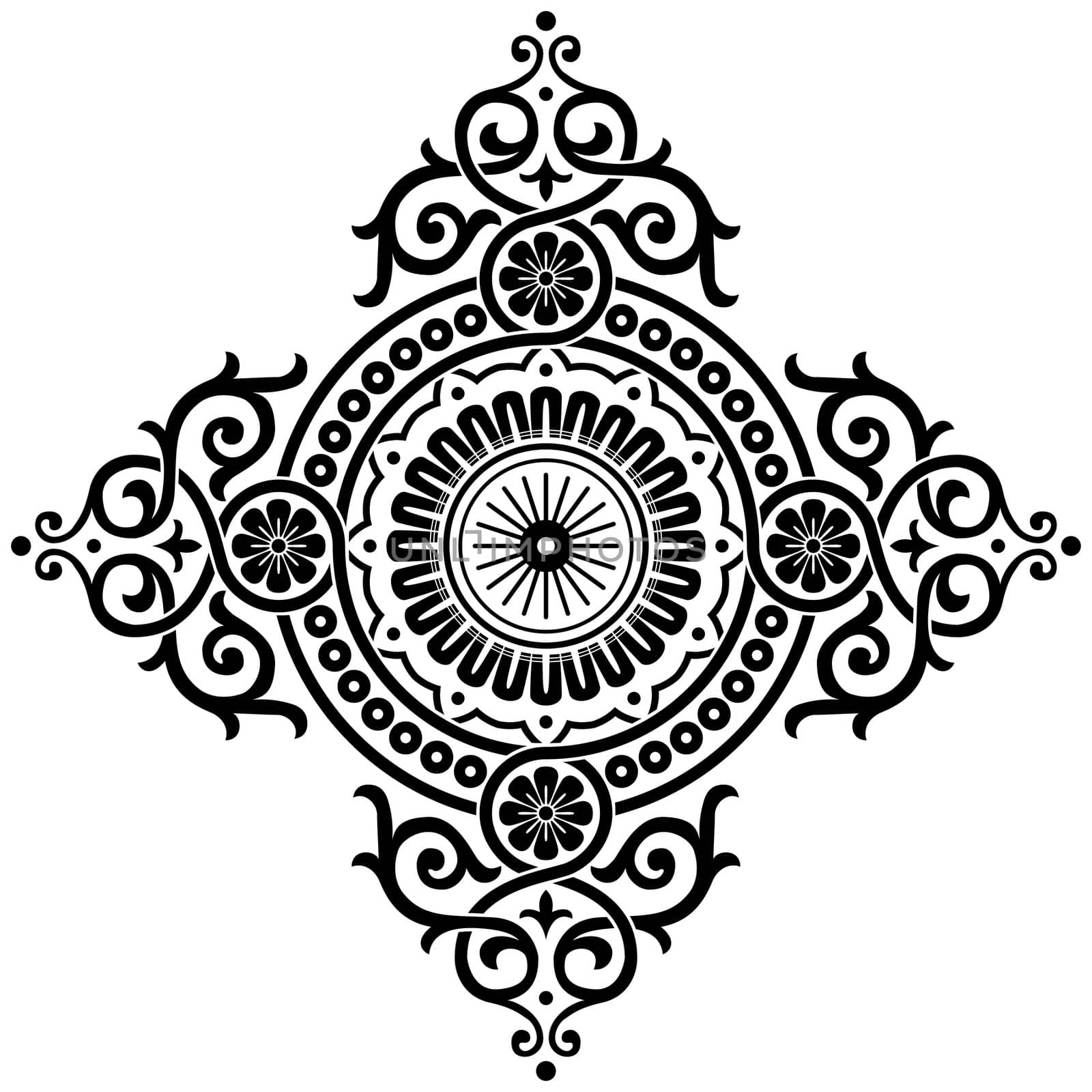 ornamental pattern, design