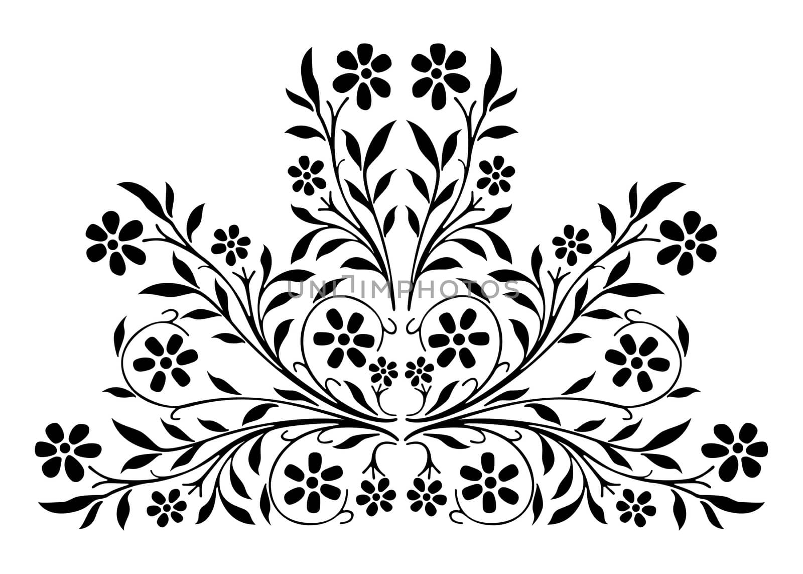 Ornamental design, digital artwork