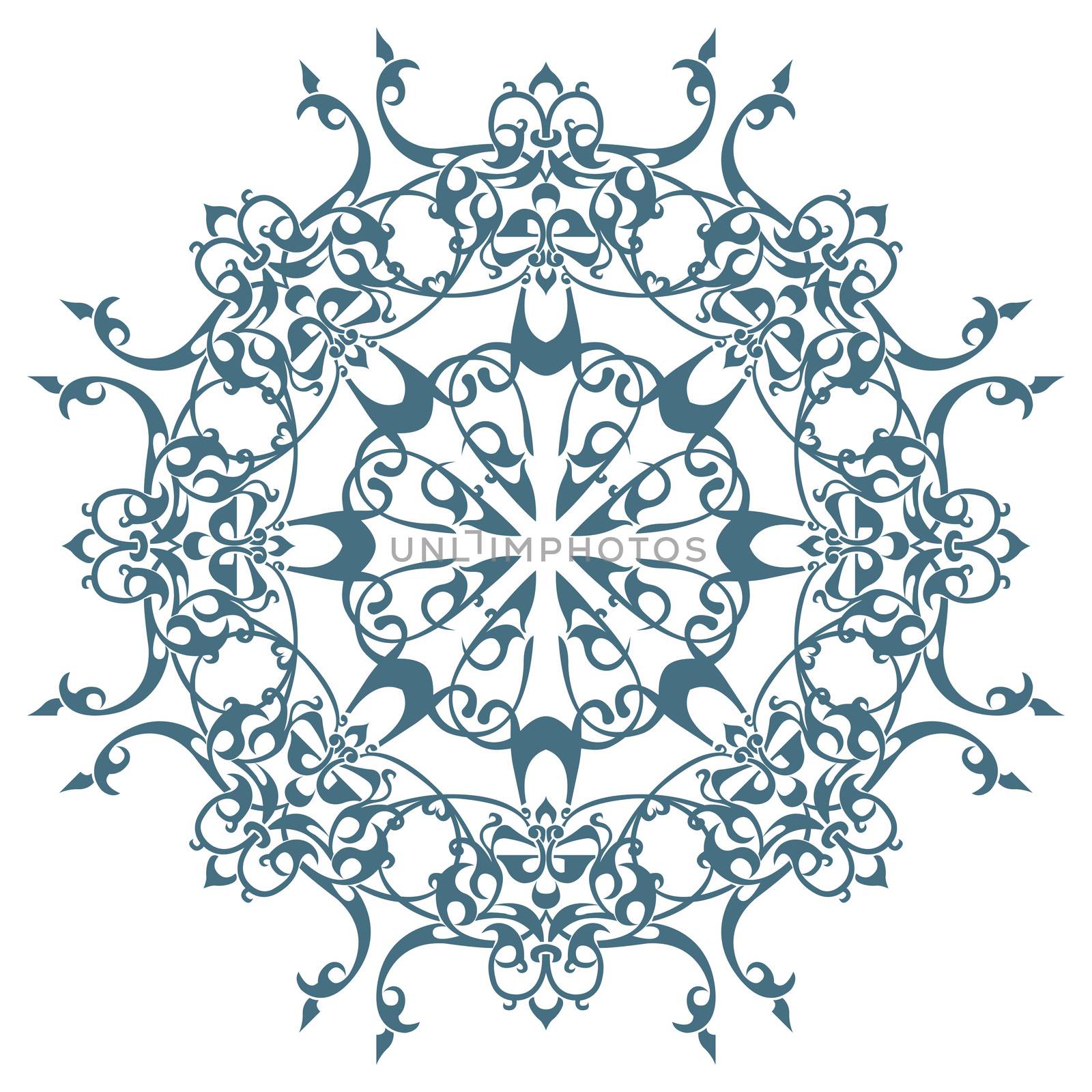 Ornamental design, digital artwork