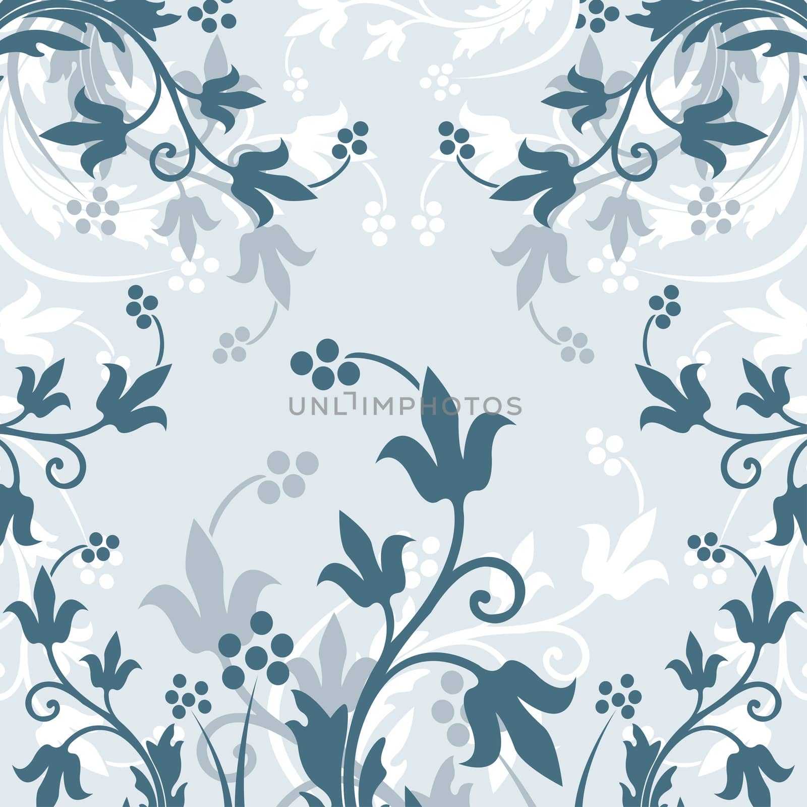 Floral background by WaD
